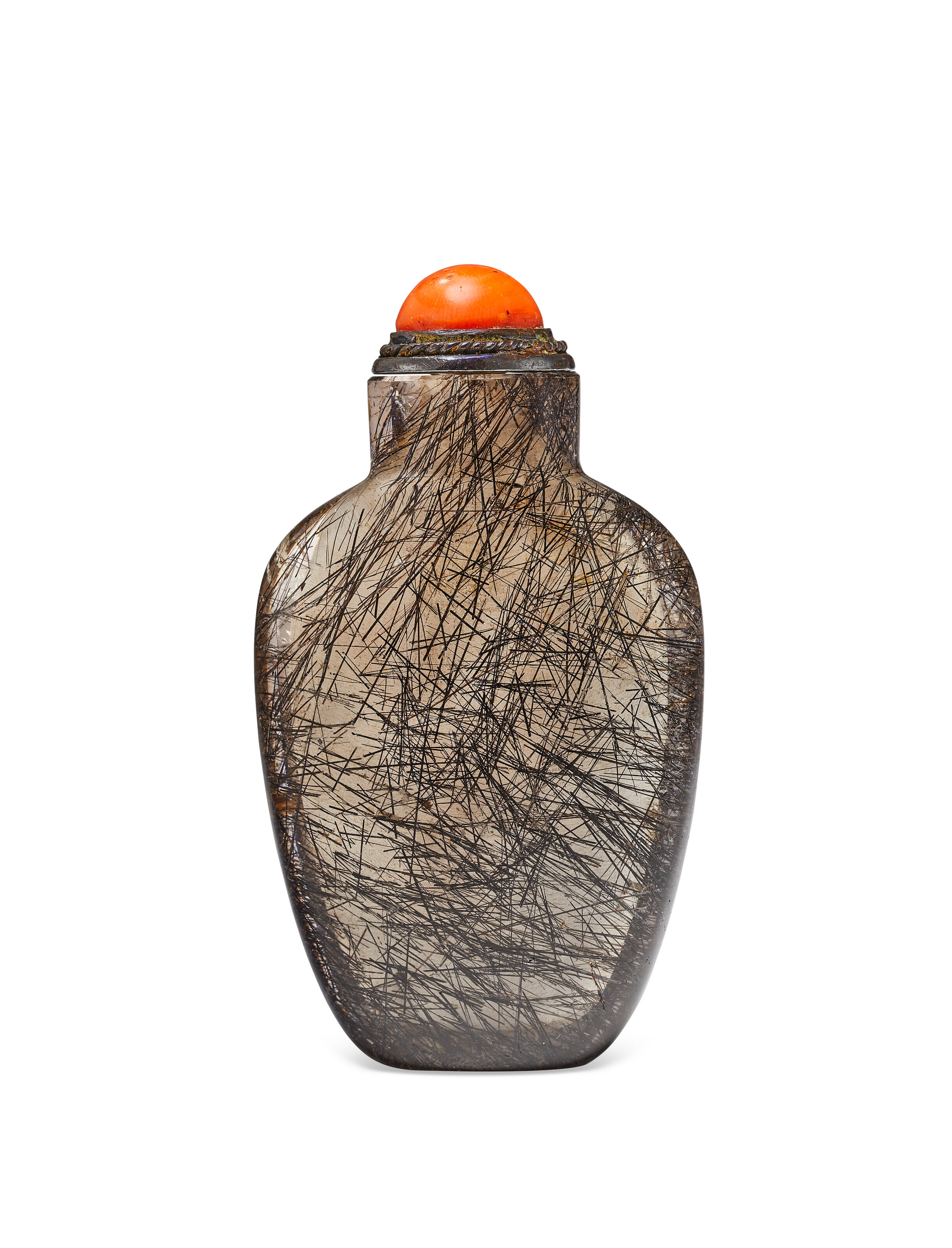 A 'HAIR CRYSTAL' SNUFF BOTTLE