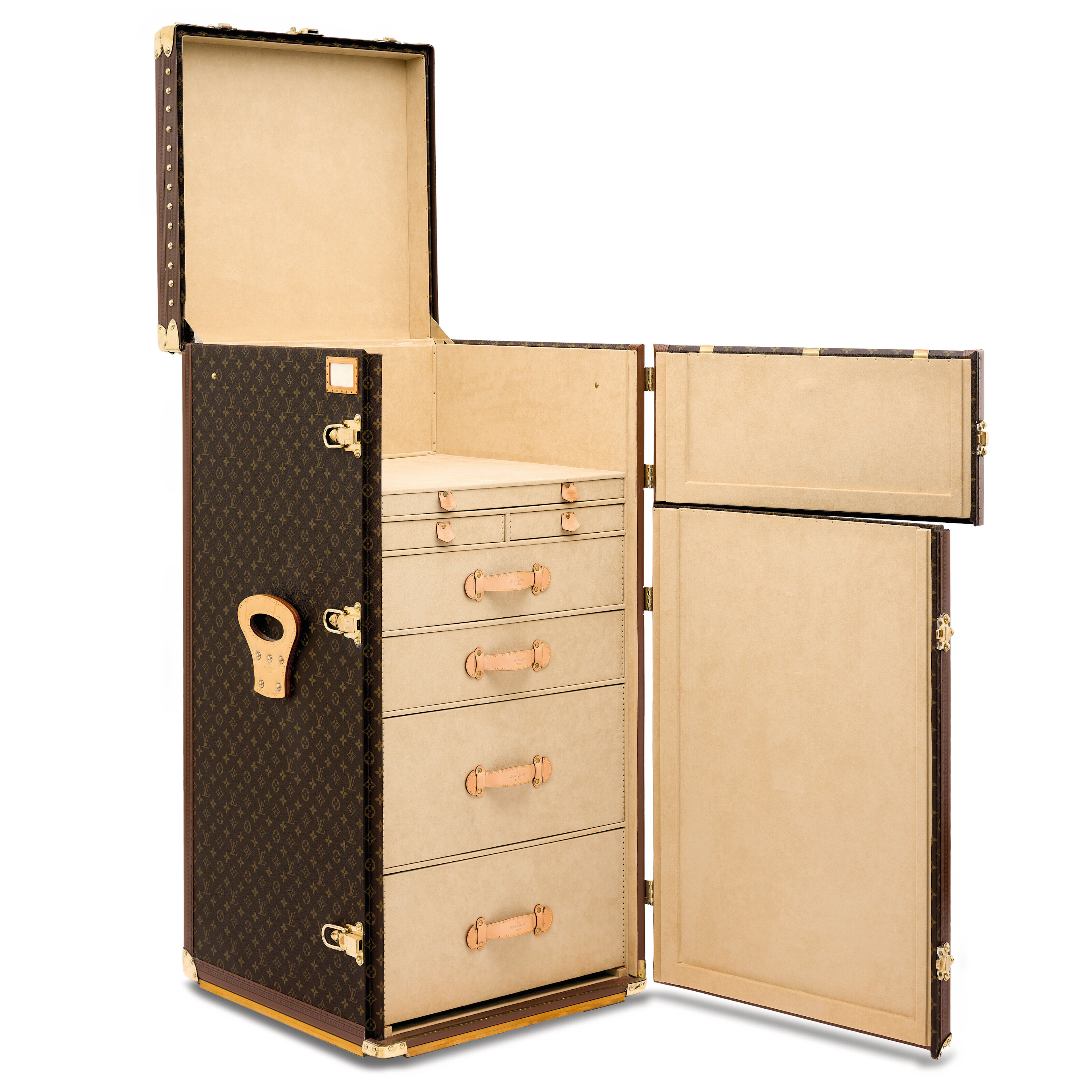A SPECIAL ORDER WATCH MONOGRAM TRUNK