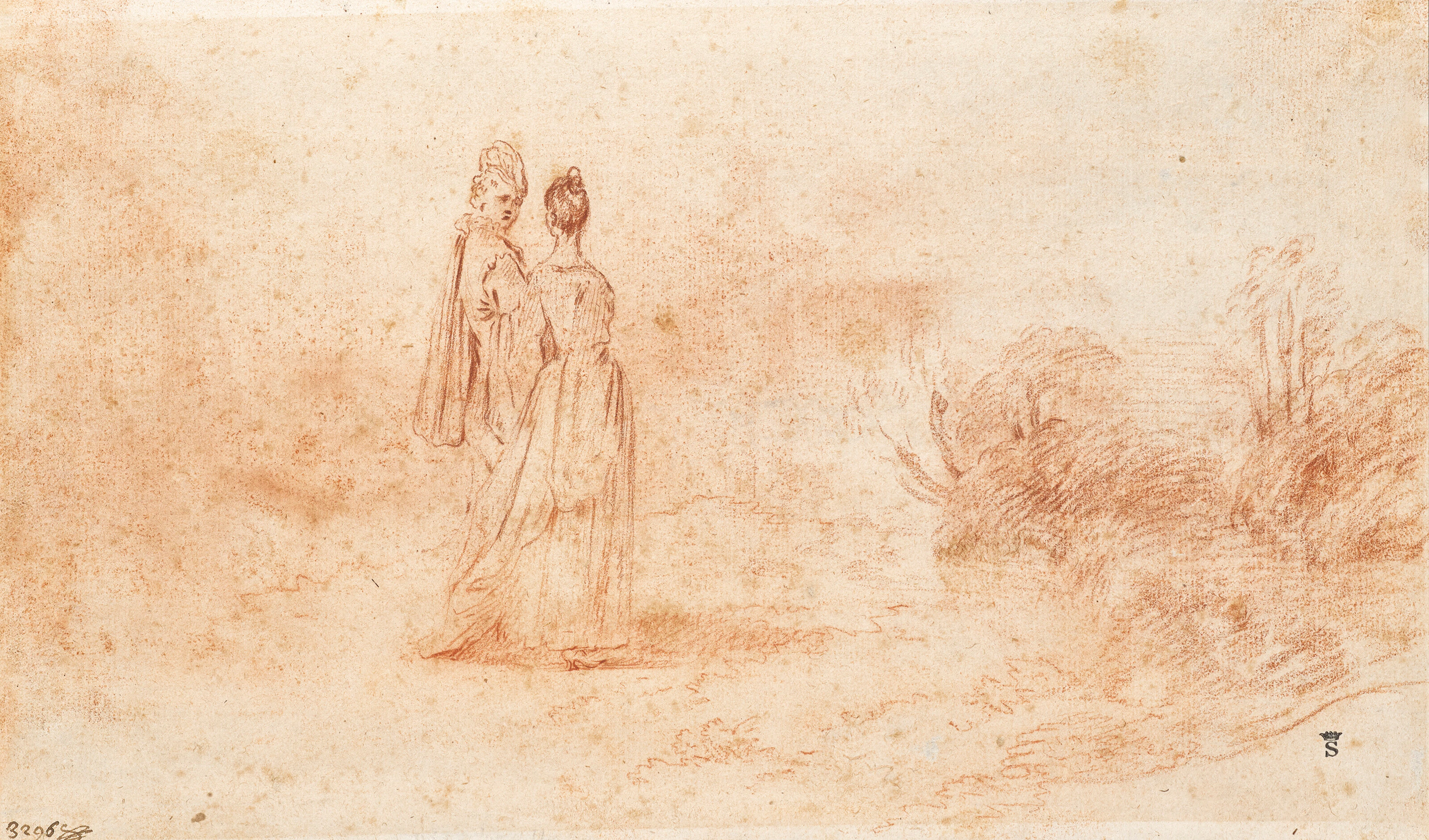 JEAN-ANTOINE WATTEAU (VALENCIENNES 1684-1721 NOGENT-SUR-MARNE)