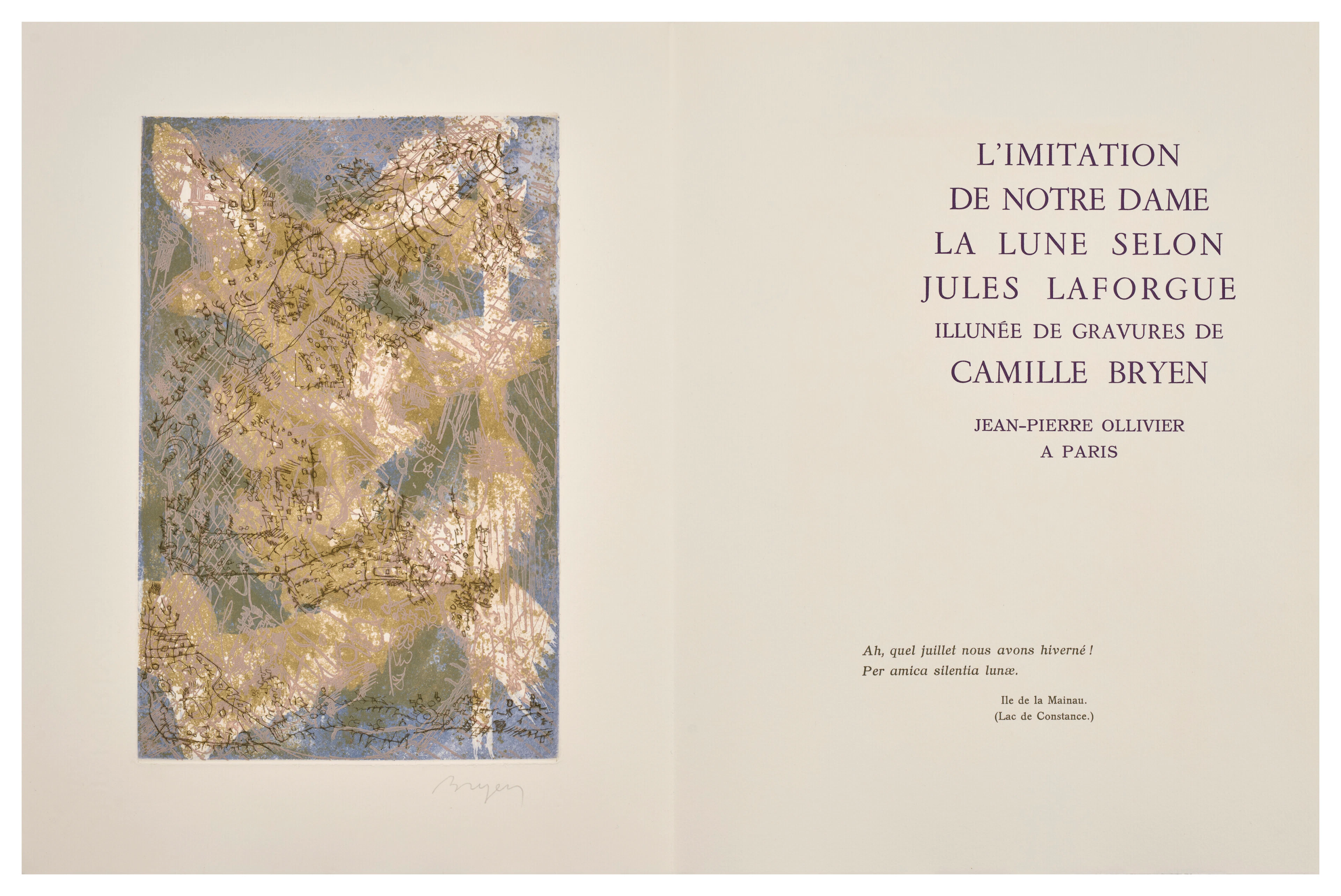 BRYEN, Camille (1907-1977) et Jules LAFORGUE (1860-1887)