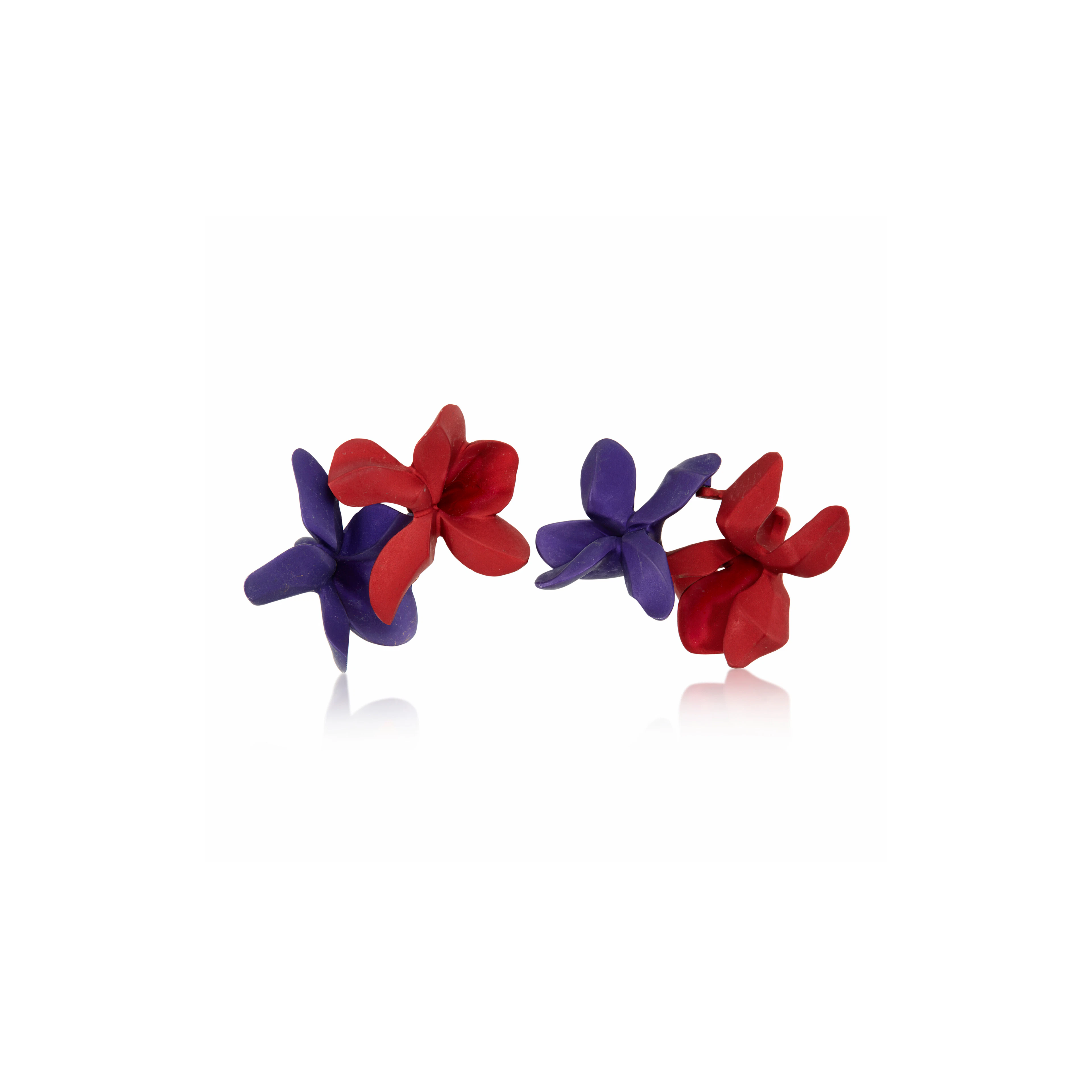 JAR ALUMINUM 'VIOLET' EARRINGS