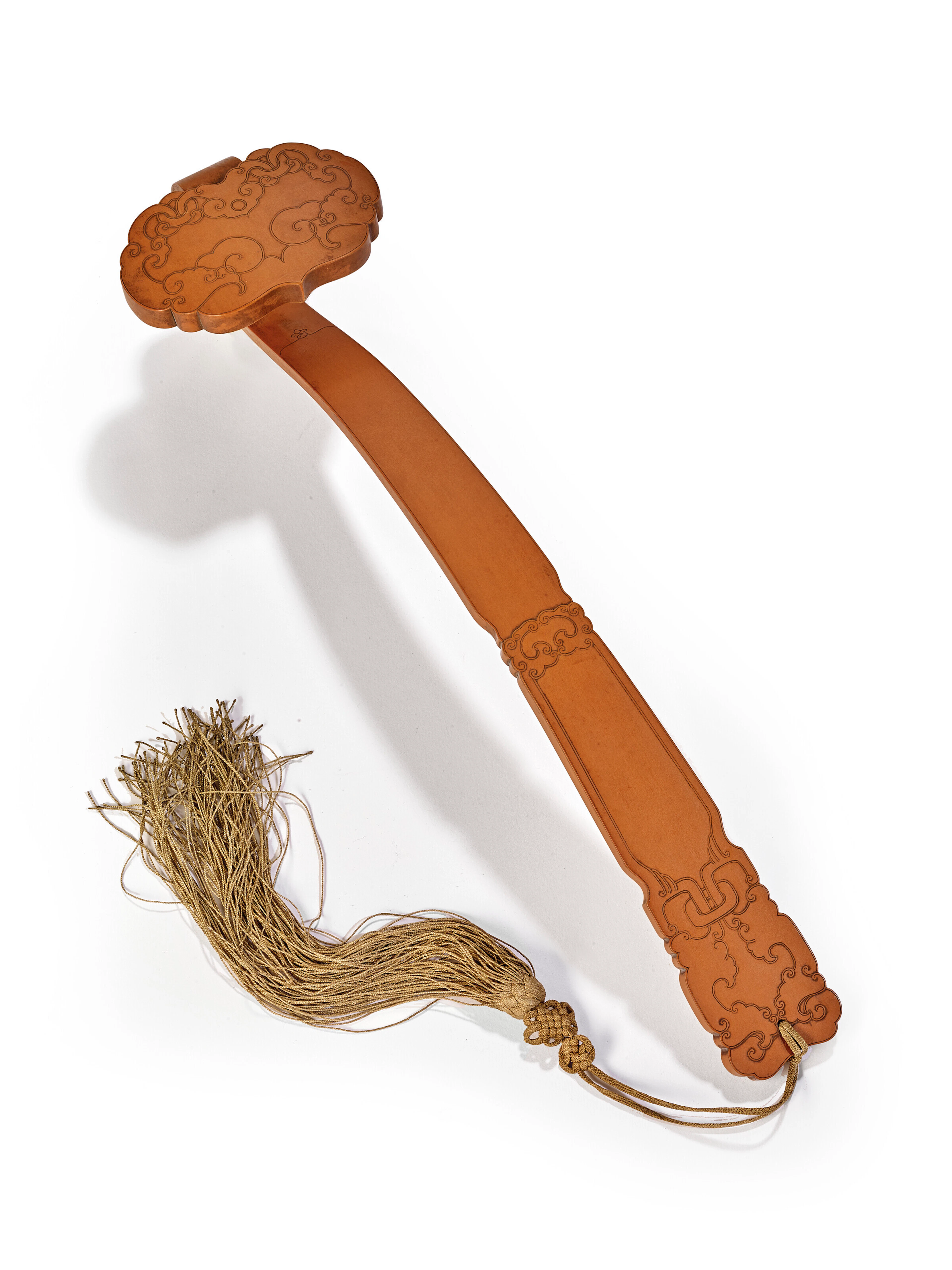 SCEPTRE RUYI EN PLACAGE DE BAMBOU