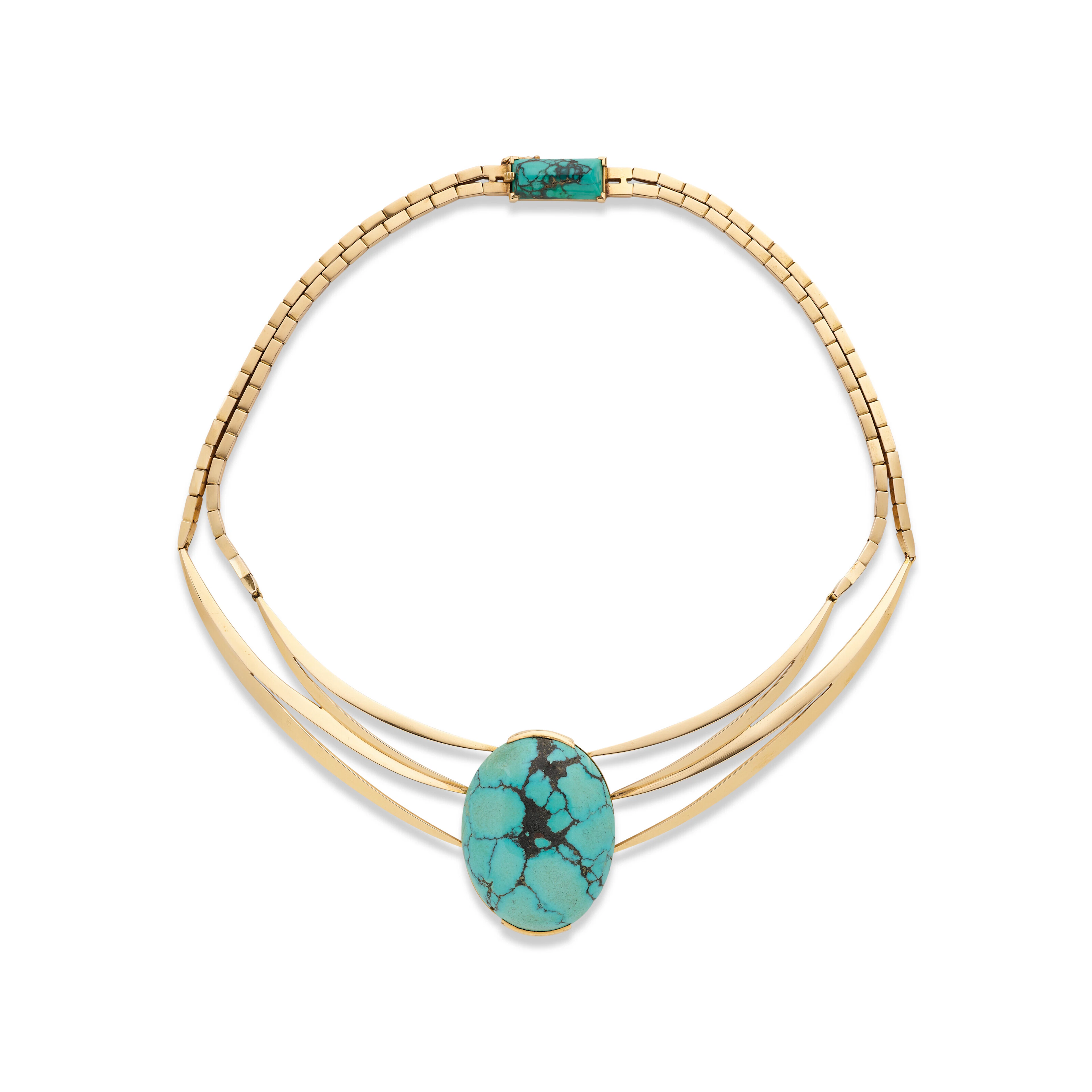 JEAN FOUQUET COLLIER TURQUOISE MATRIX