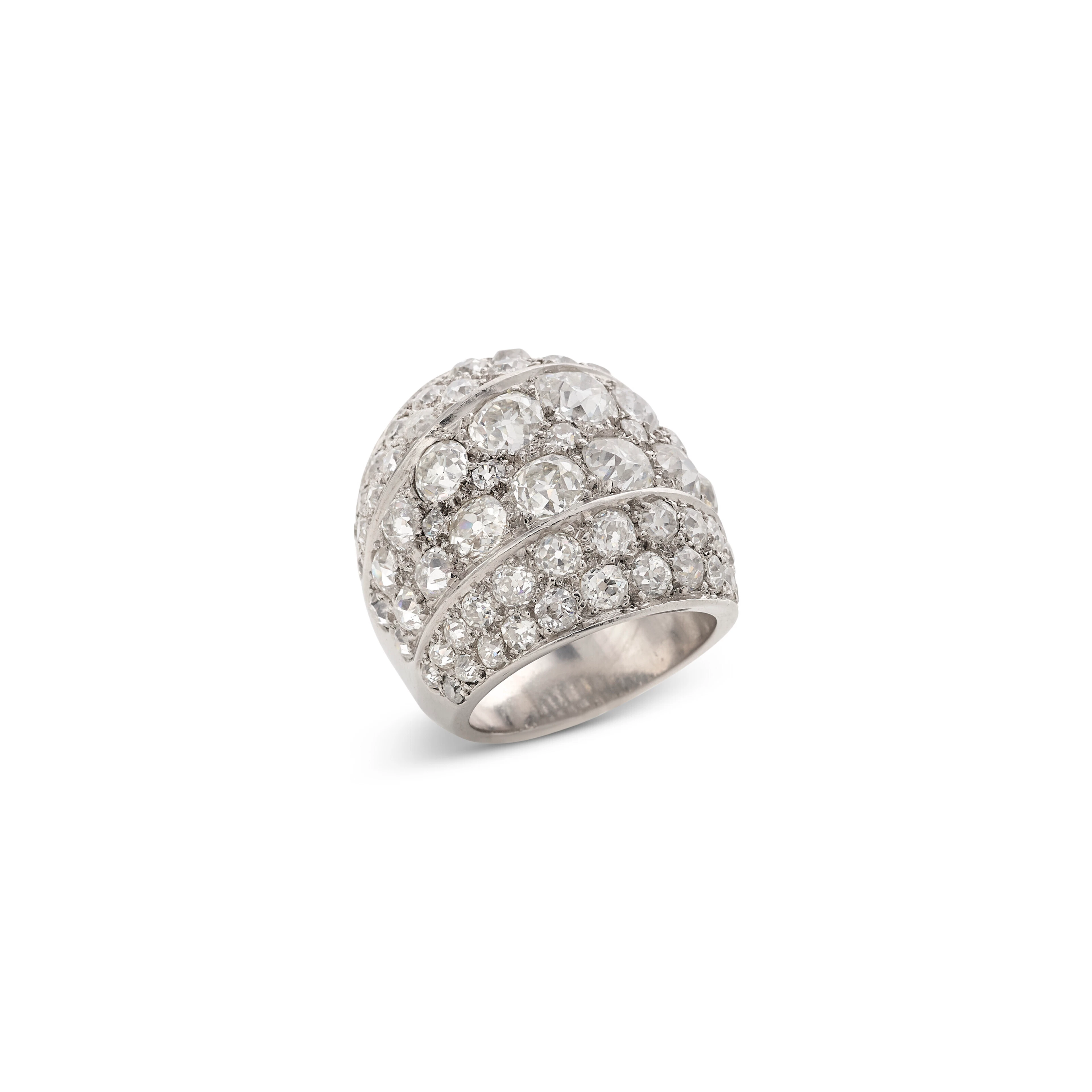 SUZANNE BELPERRON BAGUE 'RUBAN' DIAMANTS