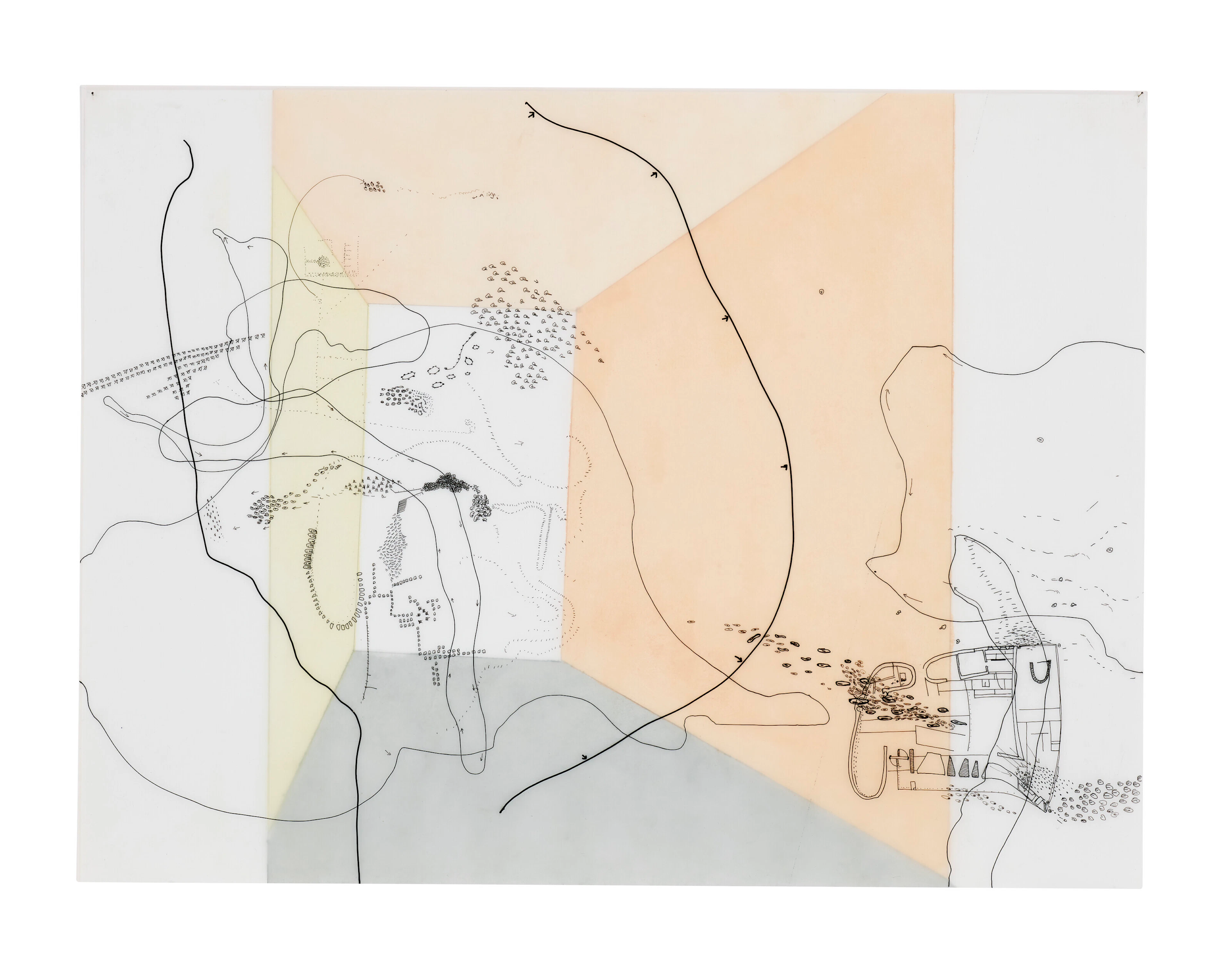 JULIE MEHRETU (B. 1970)