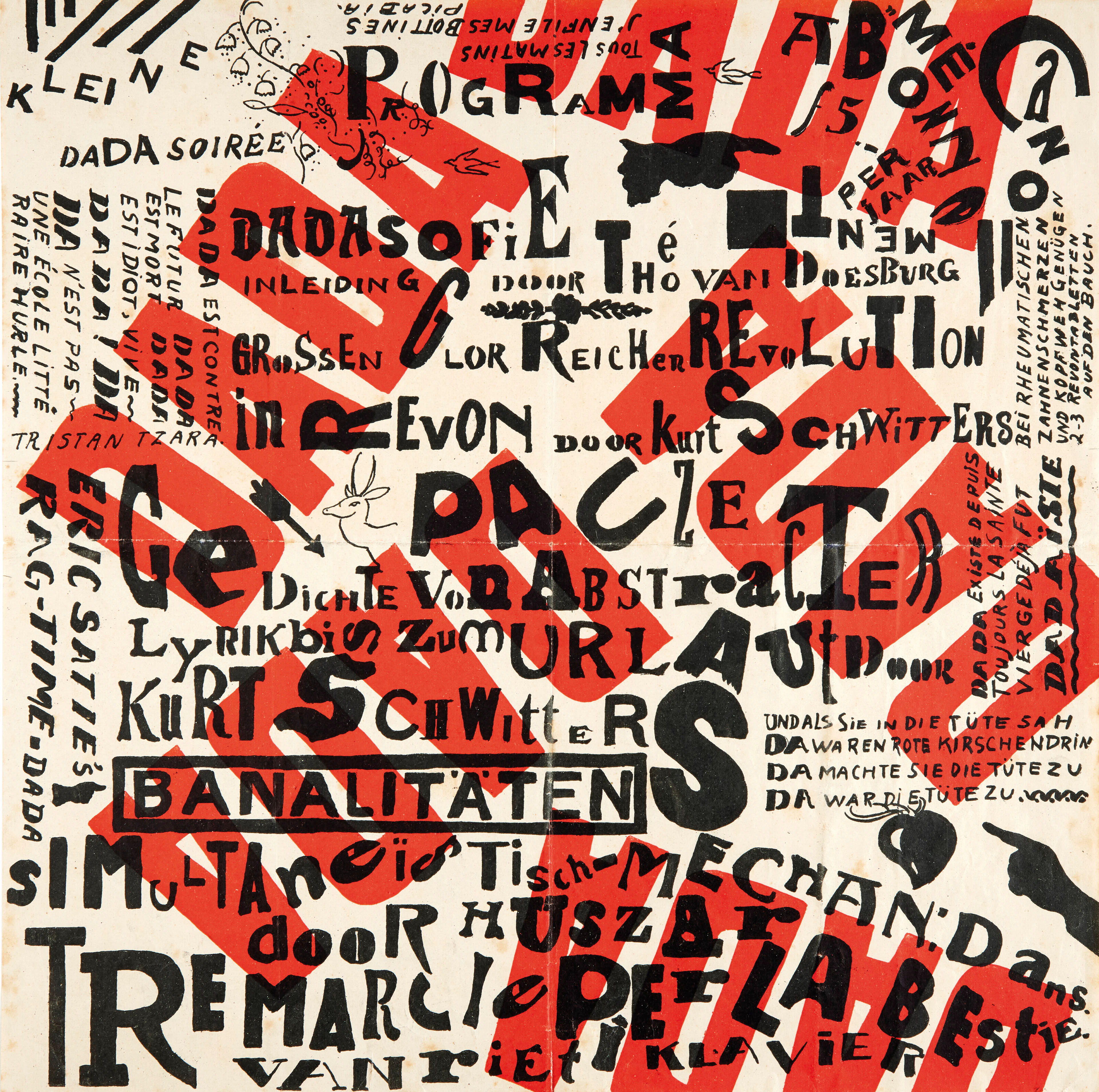 [DADA] - SCHWITTERS, Kurt et Theo VAN DOESBURG