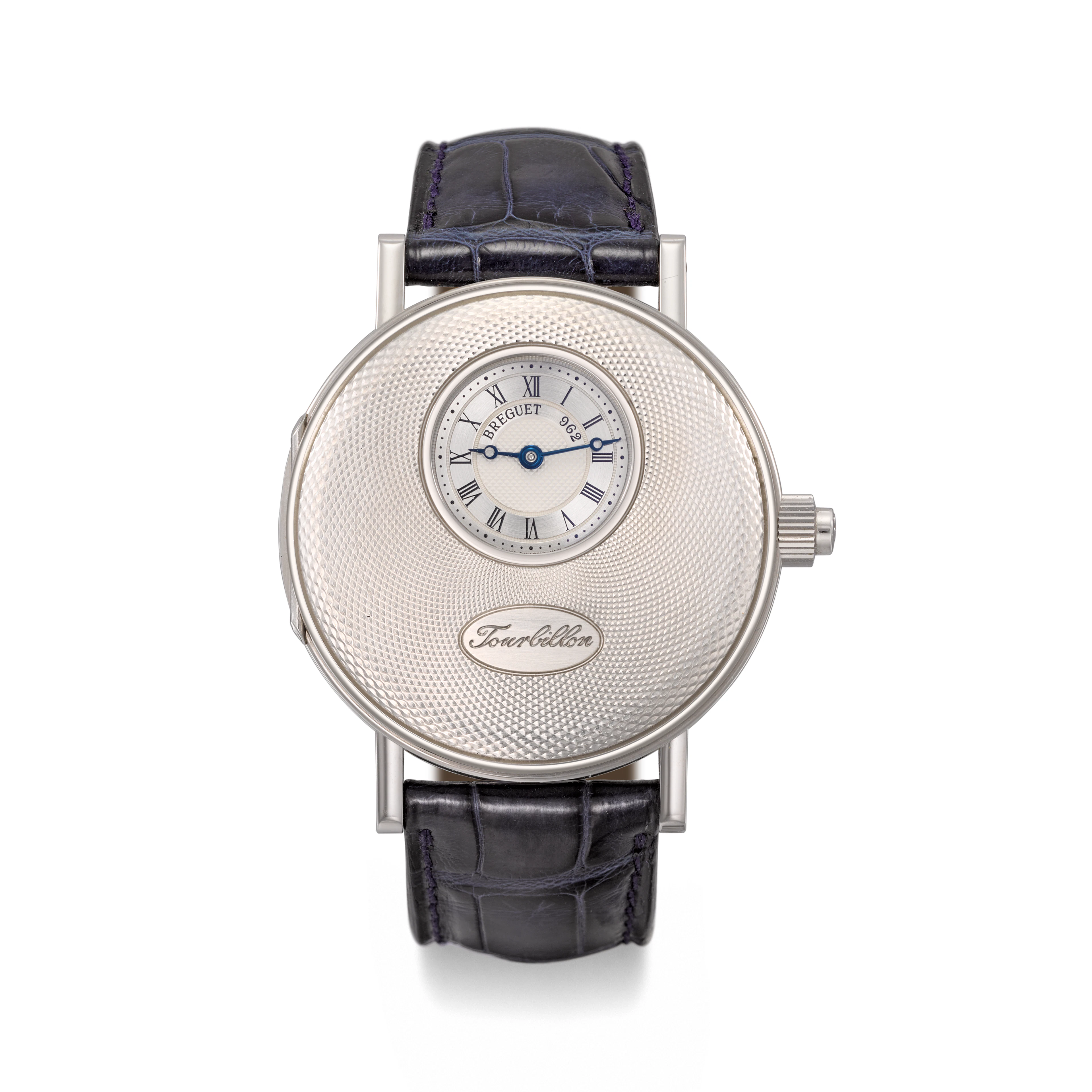 BREGUET. AN EXTREMELY RARE AND UNUSUAL PLATINUM LIMITED...
