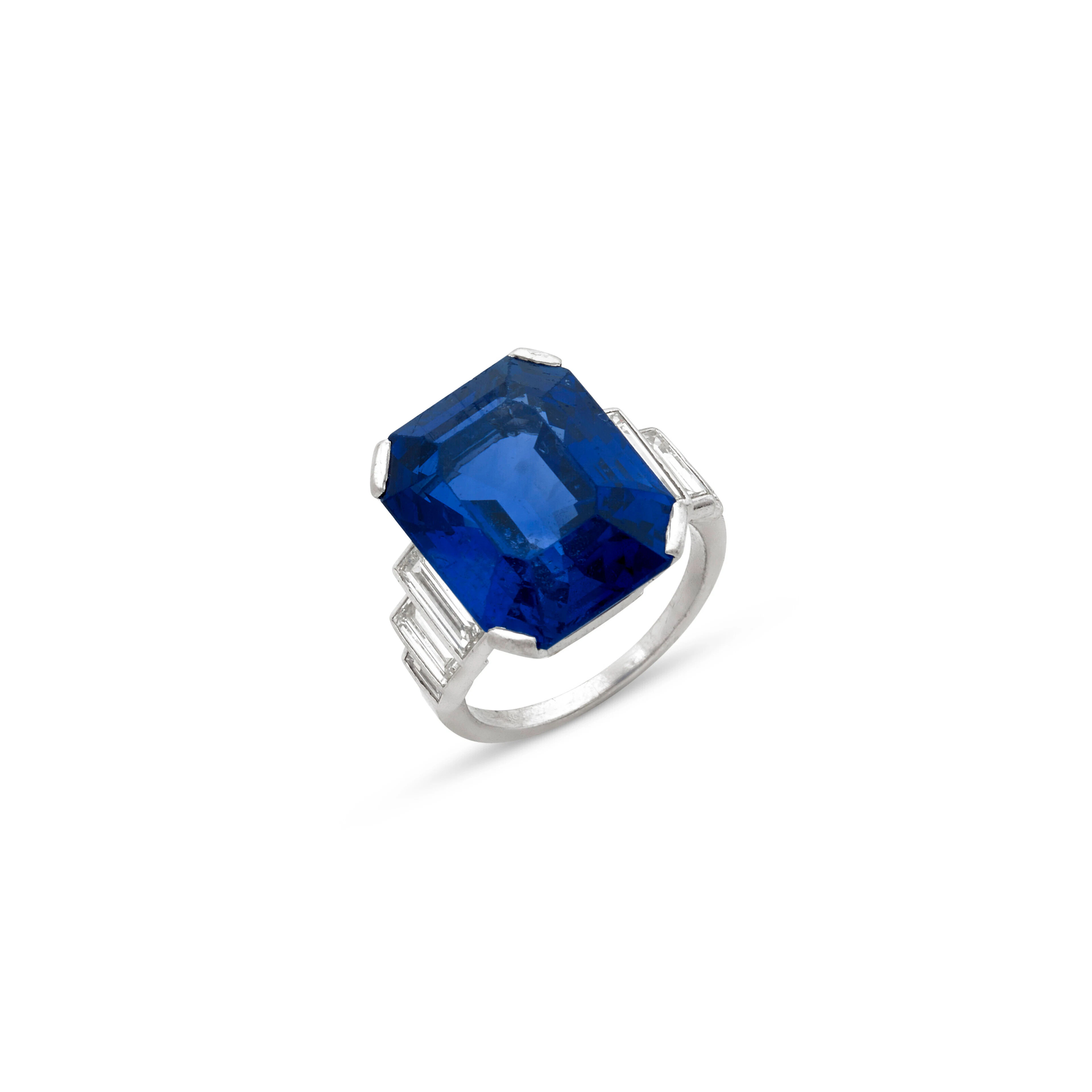 SUZANNE BELPERRON BAGUE SAPHIR ET DIAMANTS