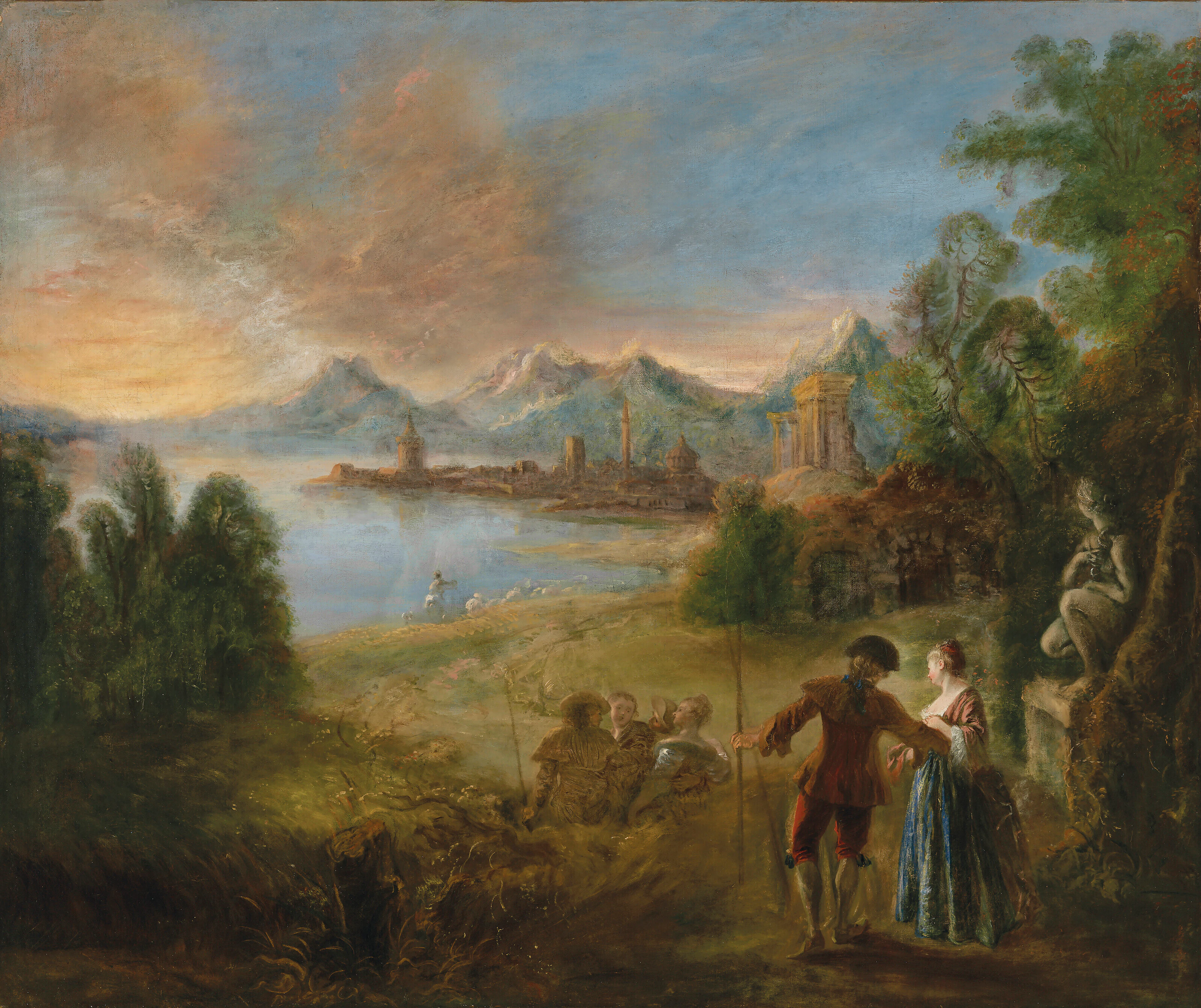 ANTOINE WATTEAU (VALENCIENNES 1684-1721 NOGENTE-SUR-MARNE)