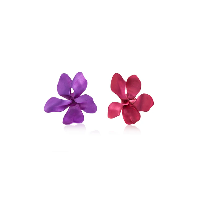 JAR ALUMINUM 'VIOLET' EARRINGS