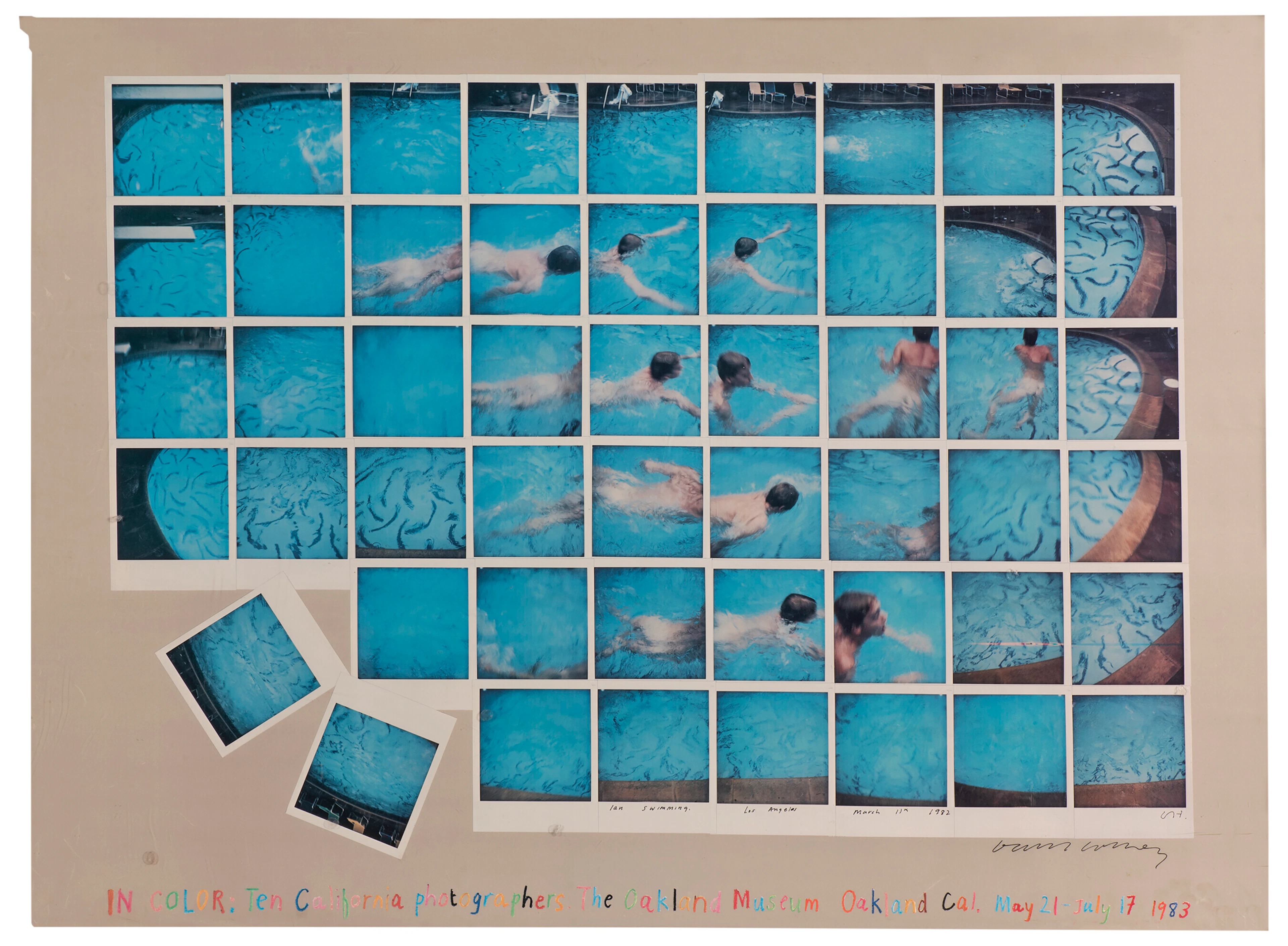 In Colour; Ten California Photographers, "Ian Swimming"