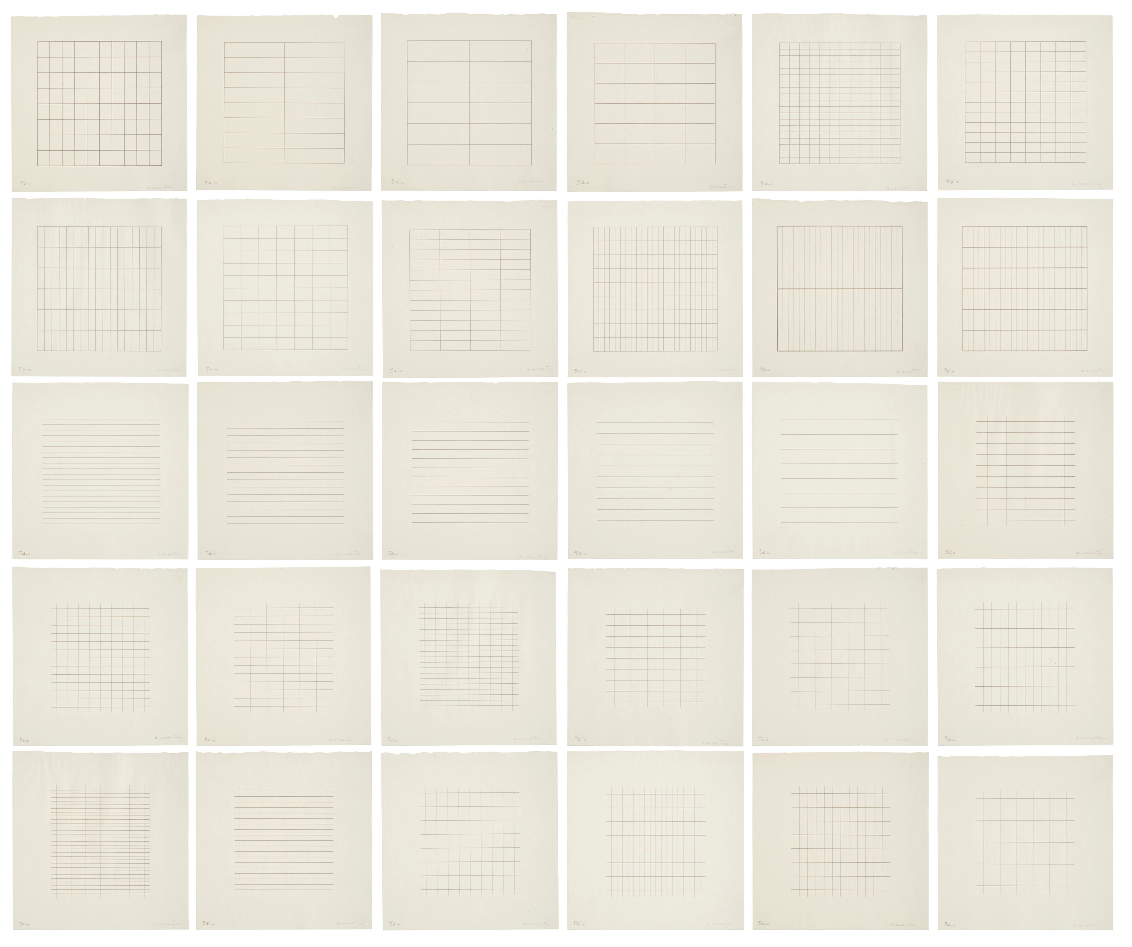 AGNES MARTIN (1912-2004)