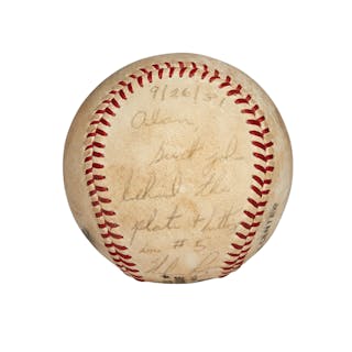 9⁄26/1981 NOLAN RYAN AUTOGRAPHED AND INSCRIBED BASEBALL ATTRIBUTED