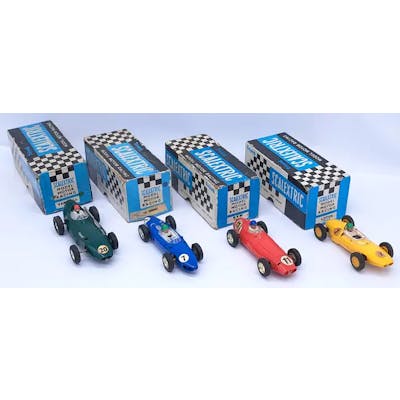 Scalextric Model Motor Racing Cars, a boxed group to include (1) C55 ...