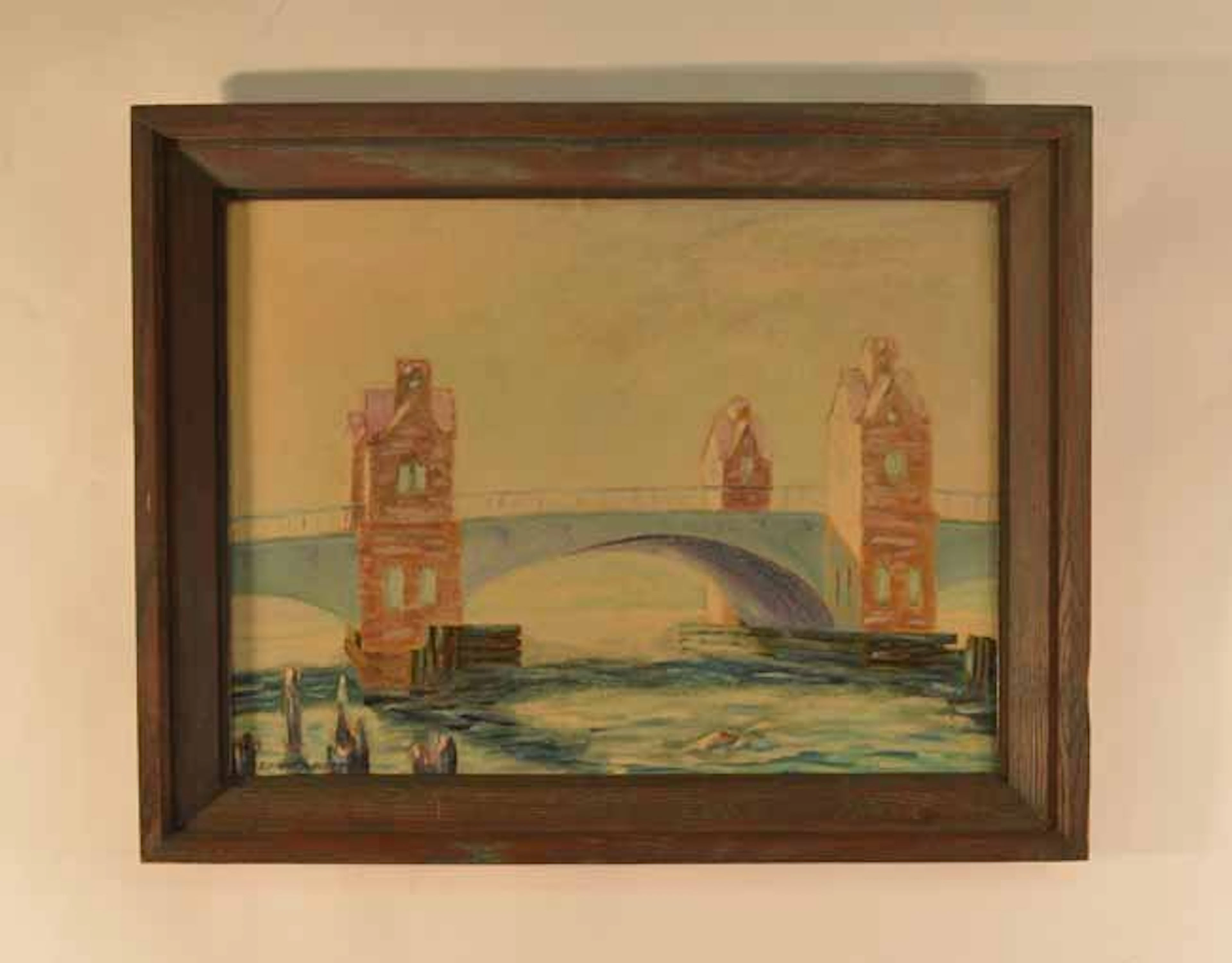 Edward Hopper (American 1882-1967) Oil on Board
