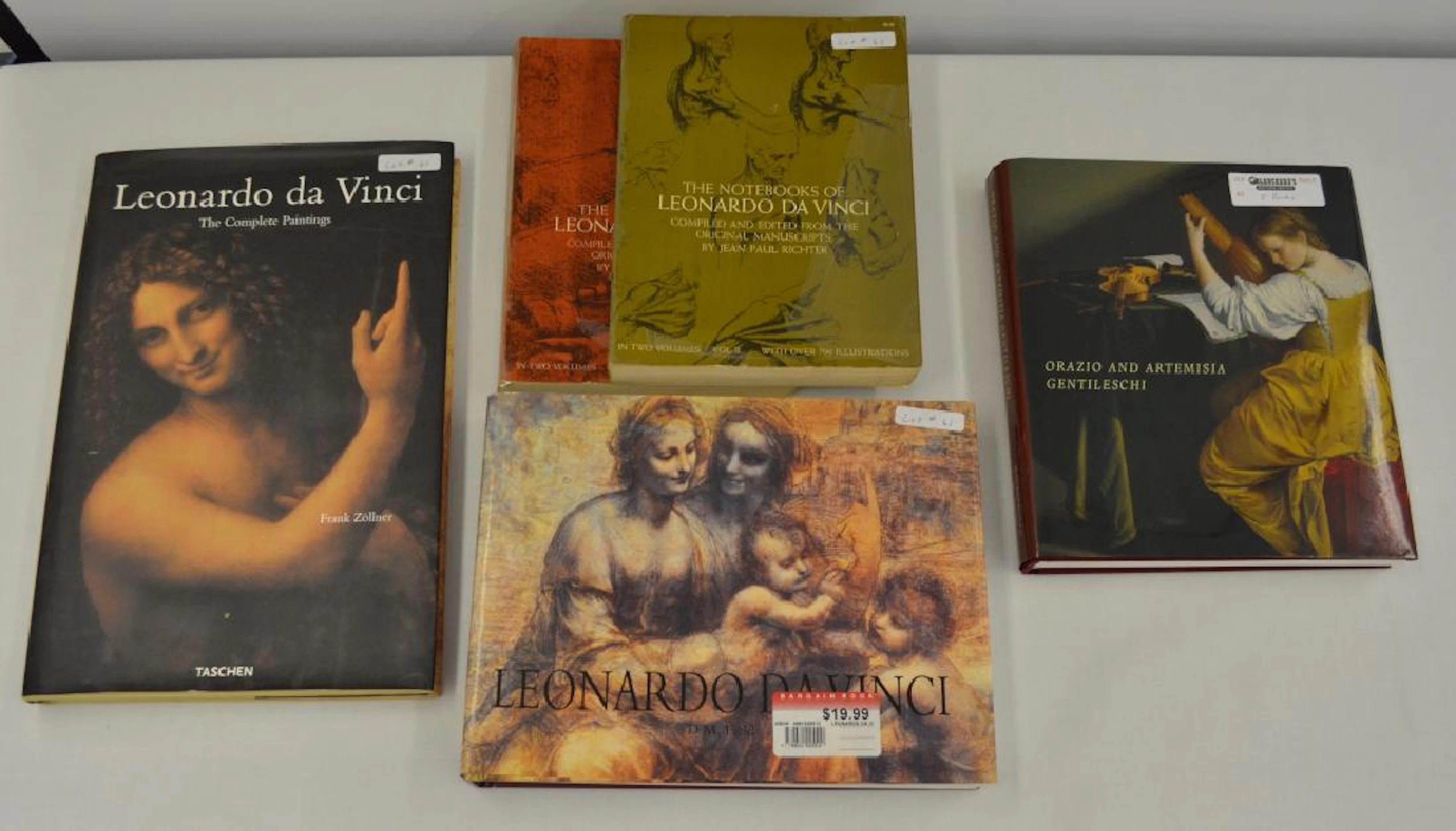 5 Hardcover Art Books