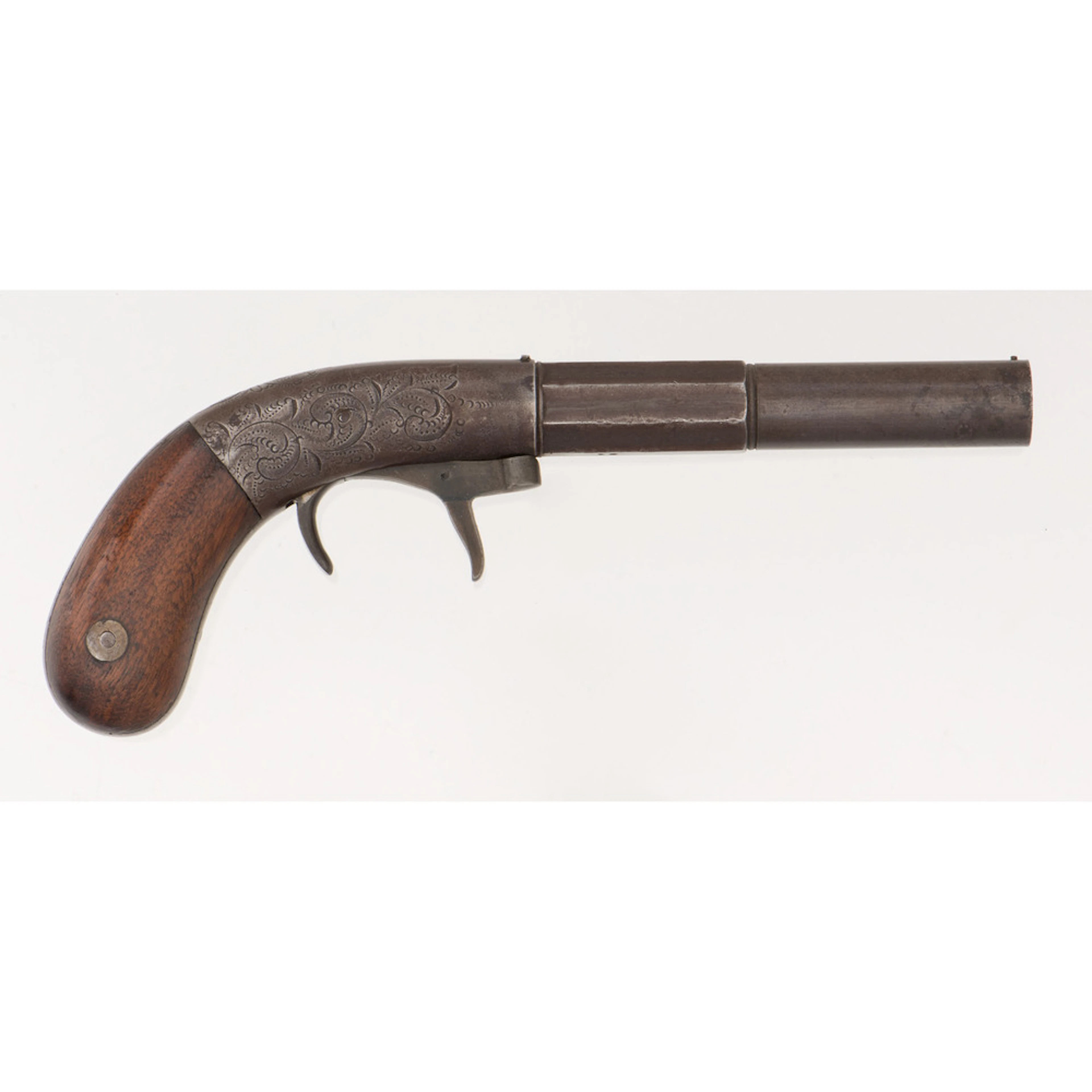 Percussion Underhammer Pistol