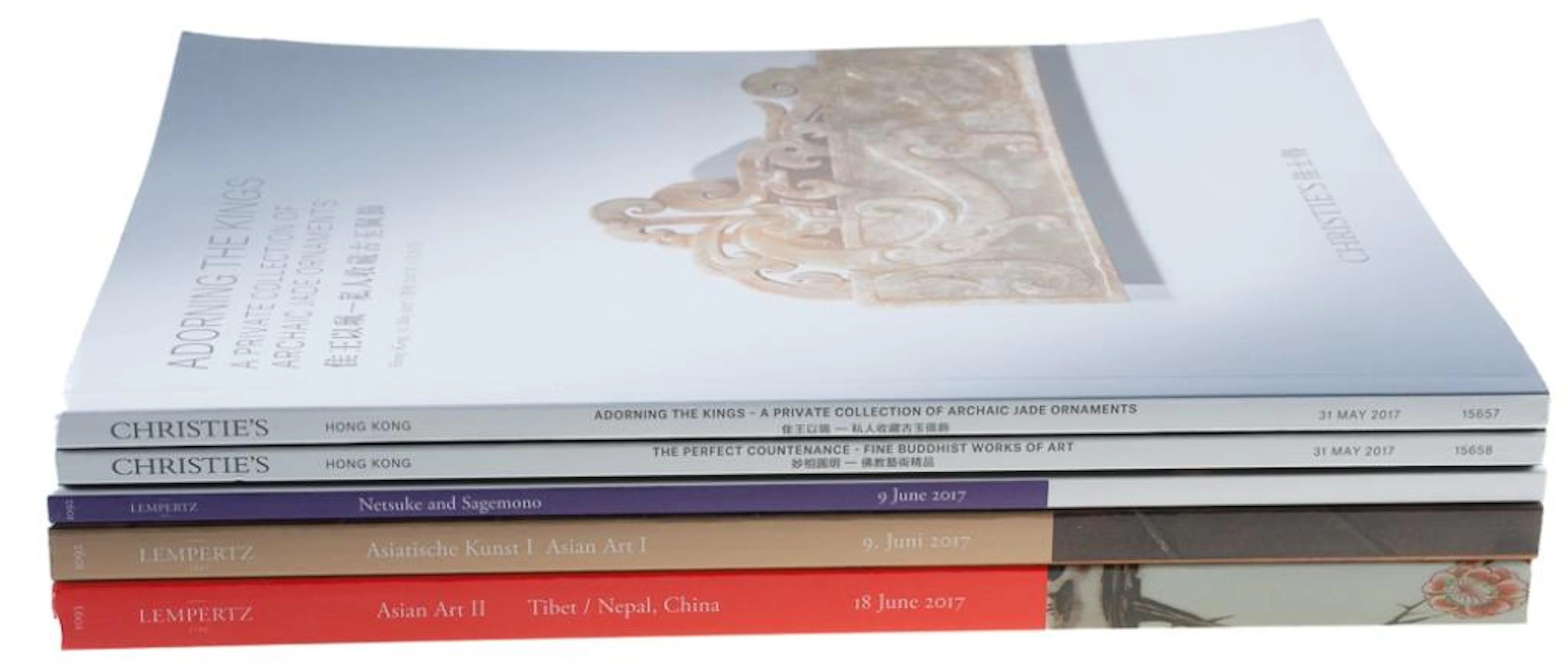Group of Five Auction Catalogs