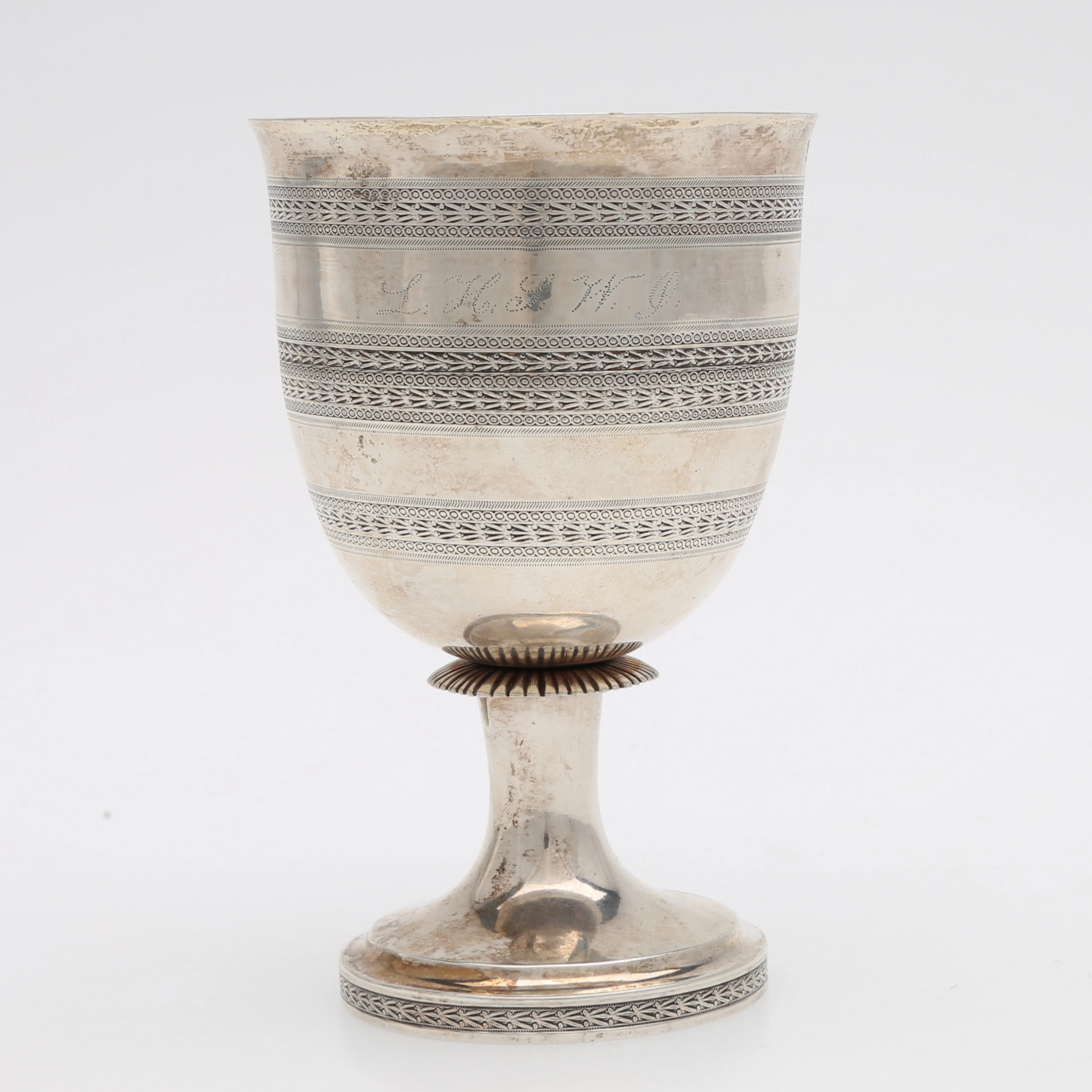 POKAL, silver, Pierre Frontin, Köpenhamn, 1829, 167 g.