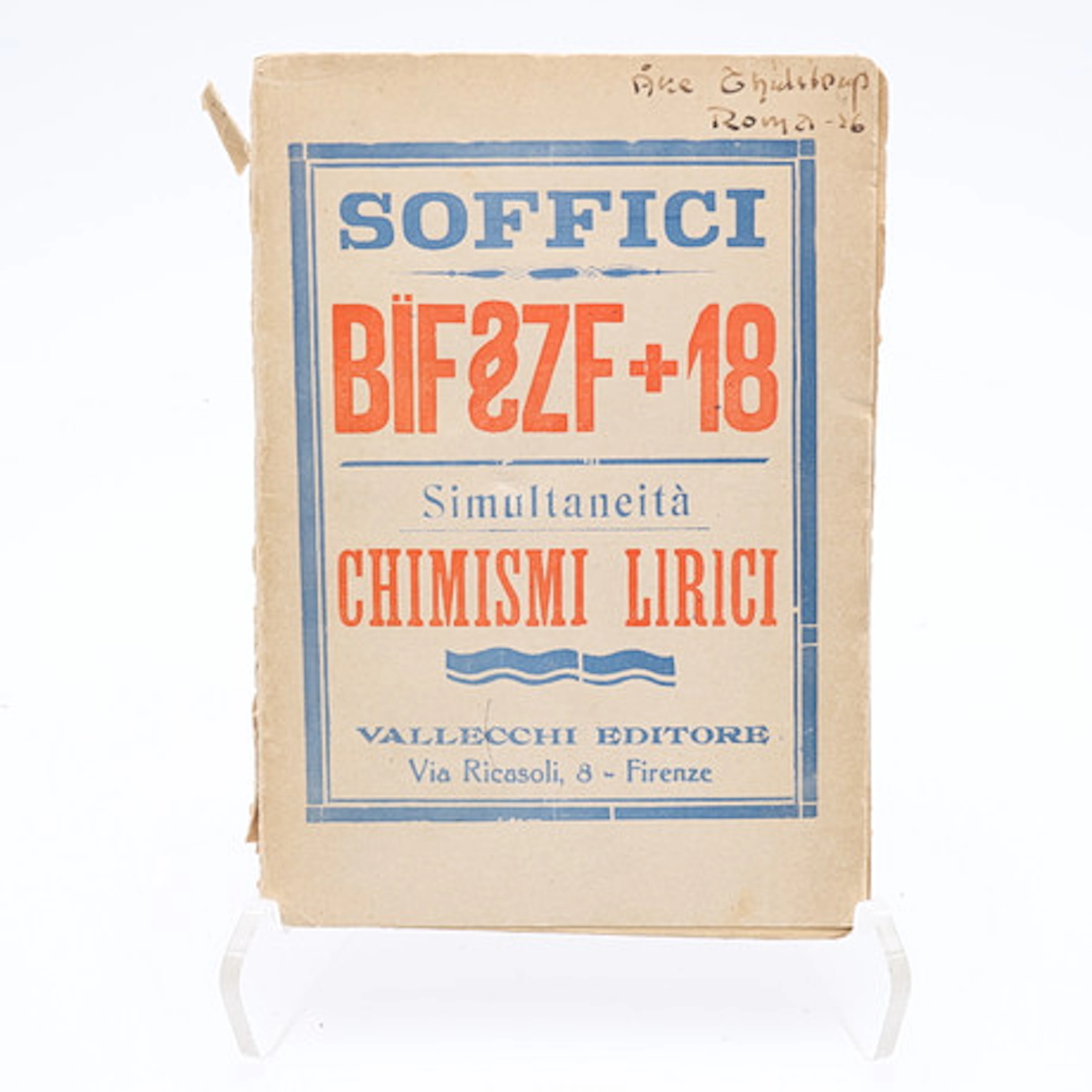 TIDIGT FUTURISTISKT ARBETE PÅ ITALIENSKA 1…