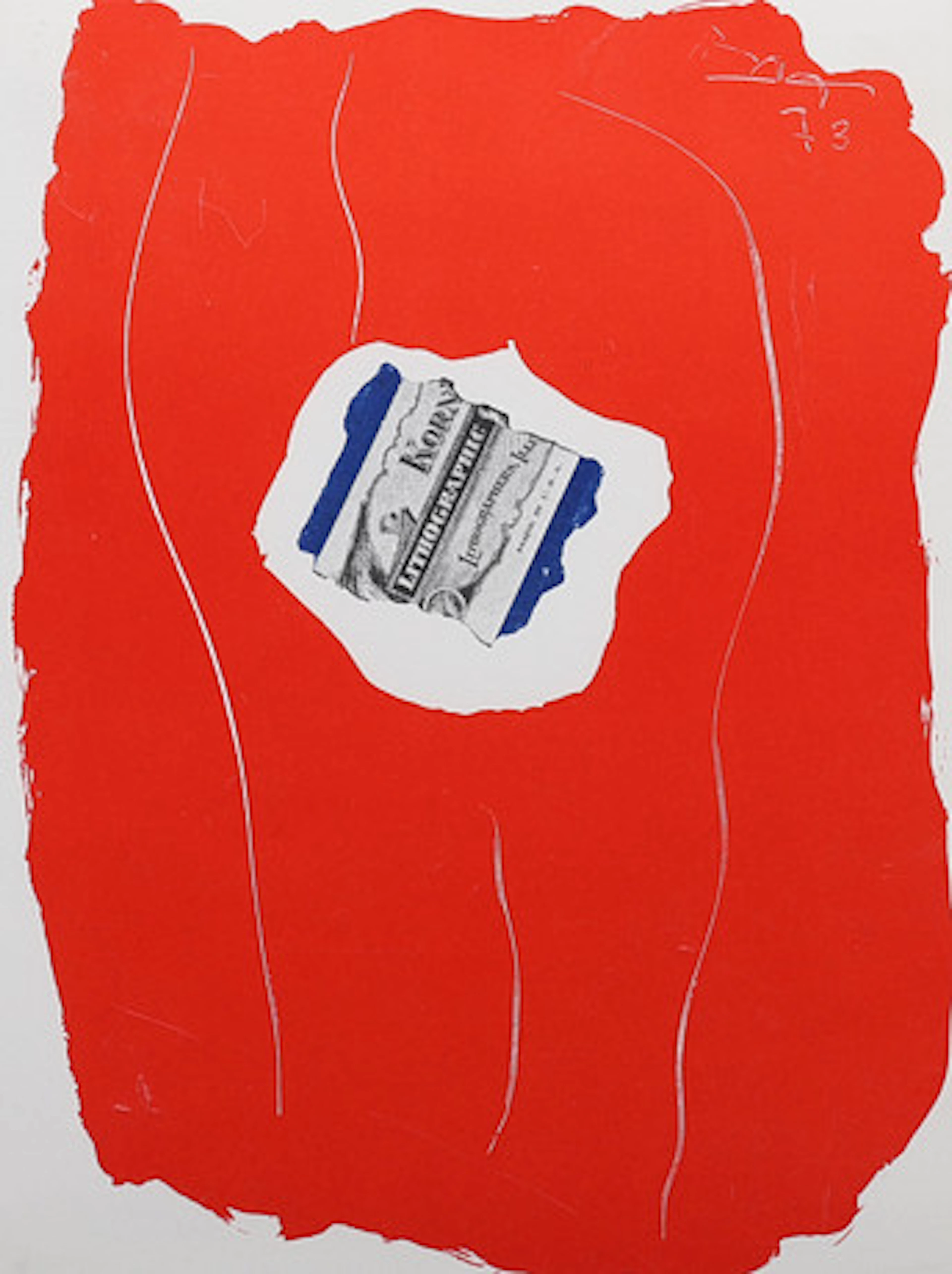 ROBERT MOTHERWELL. "TRICOLOR", färglitogra…
