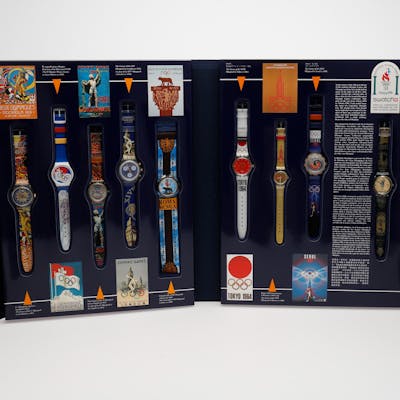 SWATCH, HISTORICAL OLYMPIC GAMES COLLECTION, TREDJE UTG脜VAN, 1996.