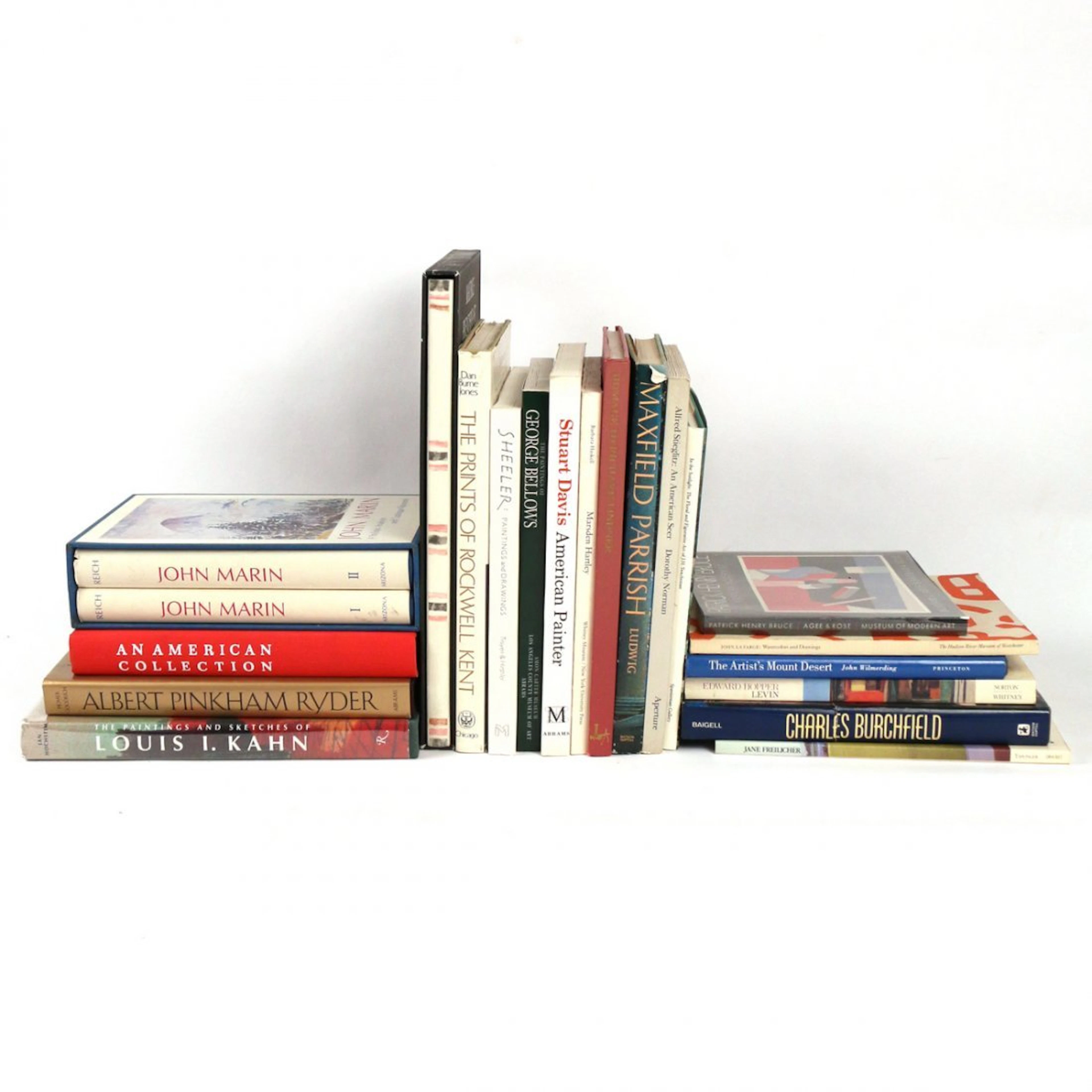 (20vols) BOOKS ON AMERICAN PAINTERS