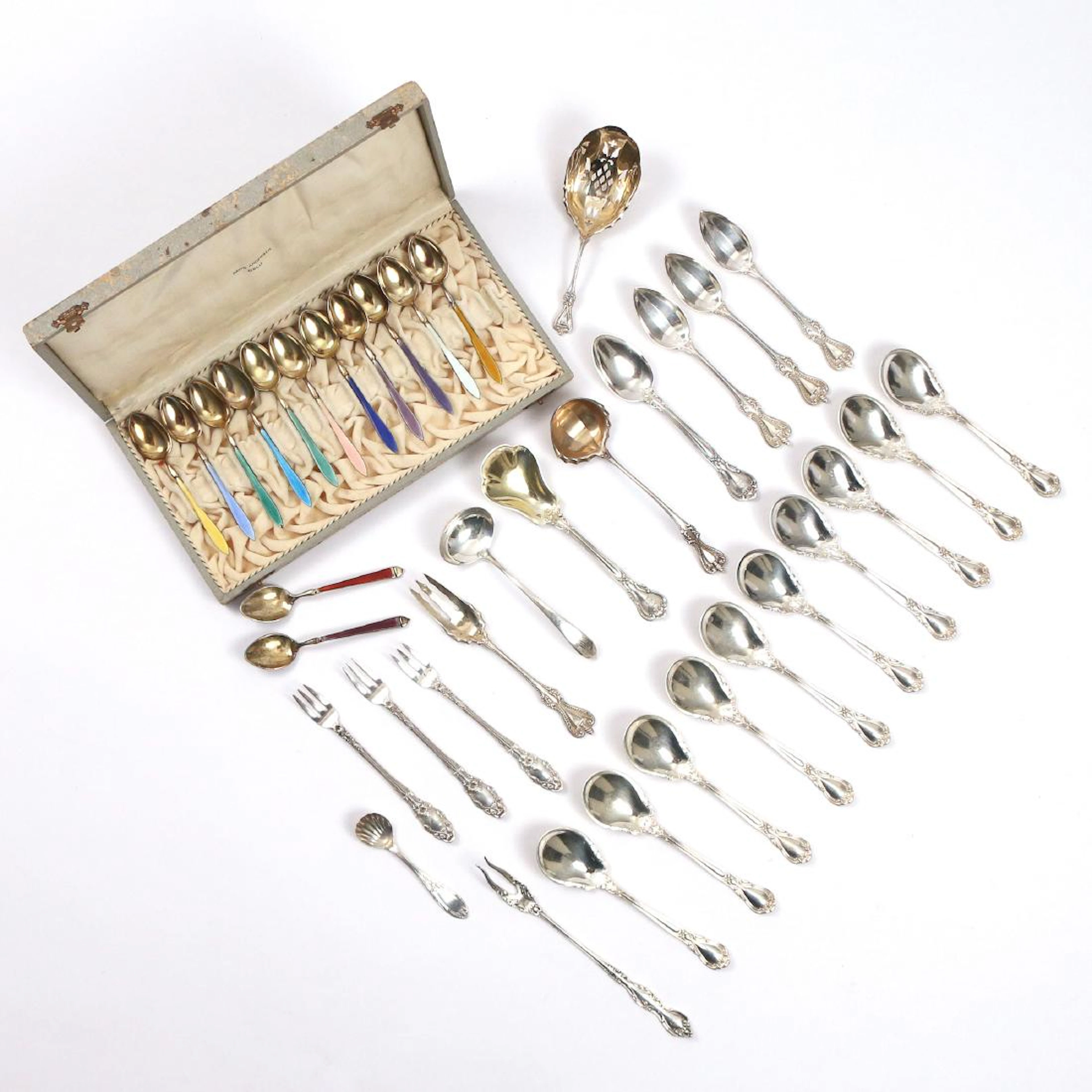 (37pc) MISC. STERLING FLATWARE