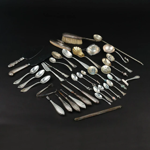 (38pc) MISC. STERLING FLATWARE & OTHER