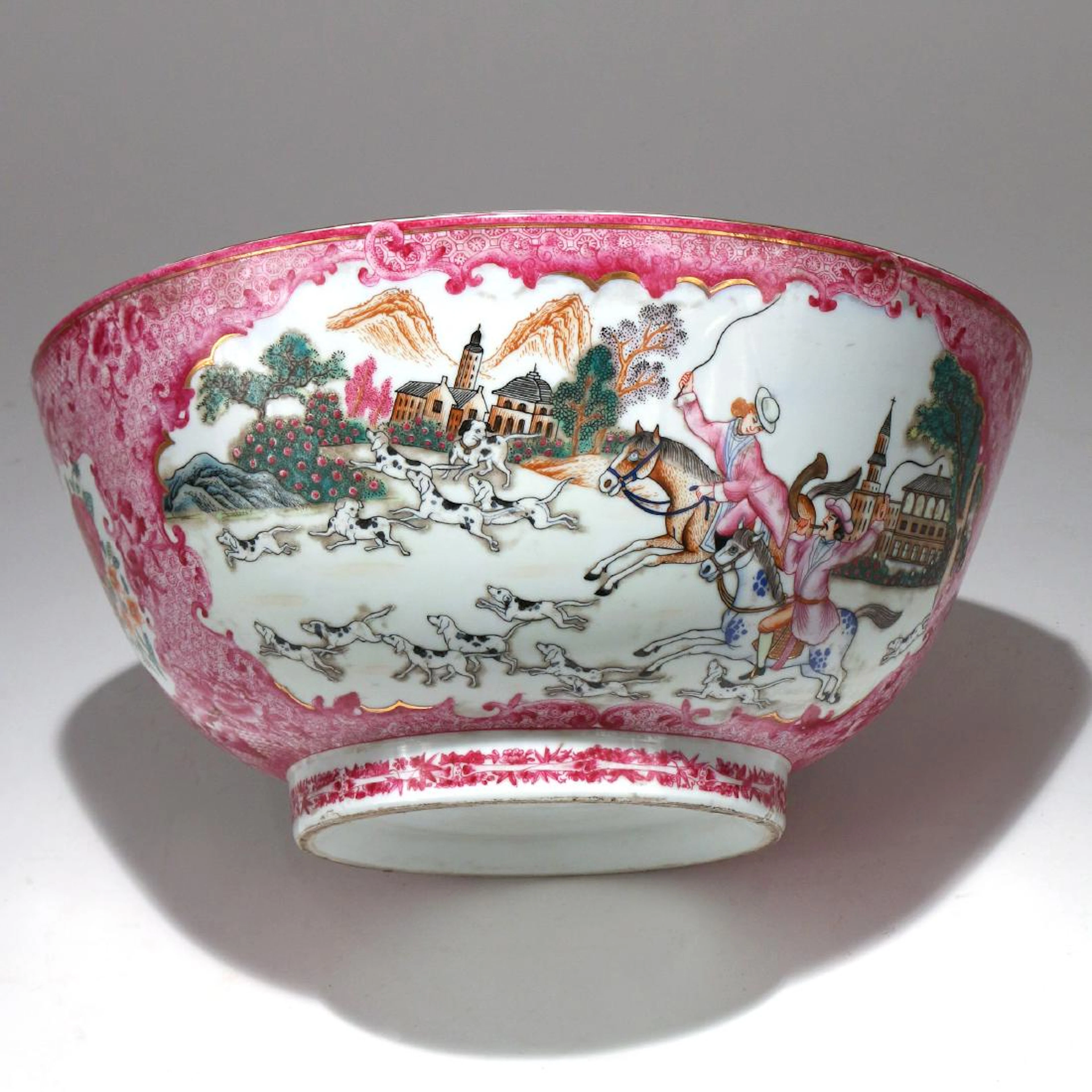 Samson chinese export-style punch bowl