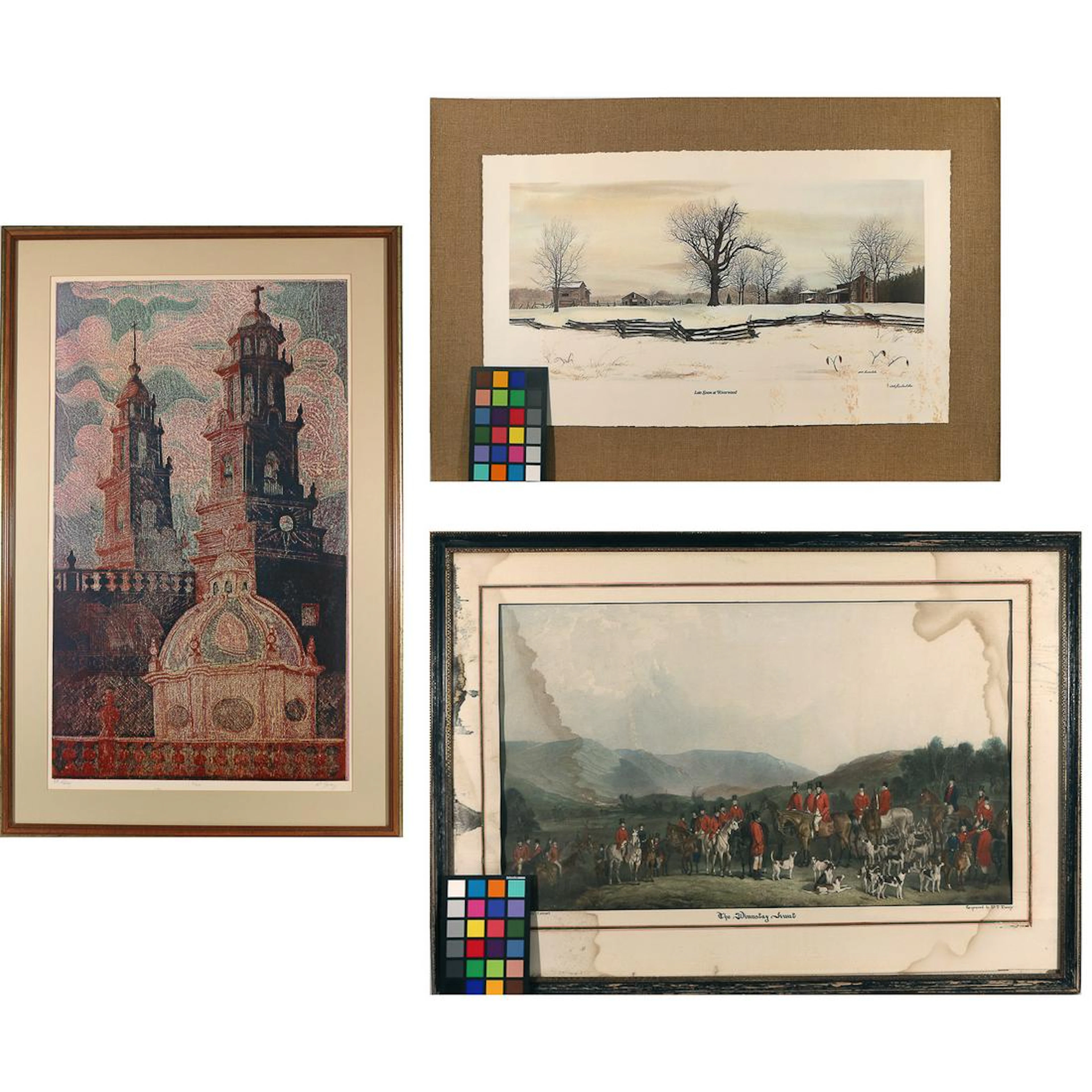 (3pc) COLLECTION OF PRINTS