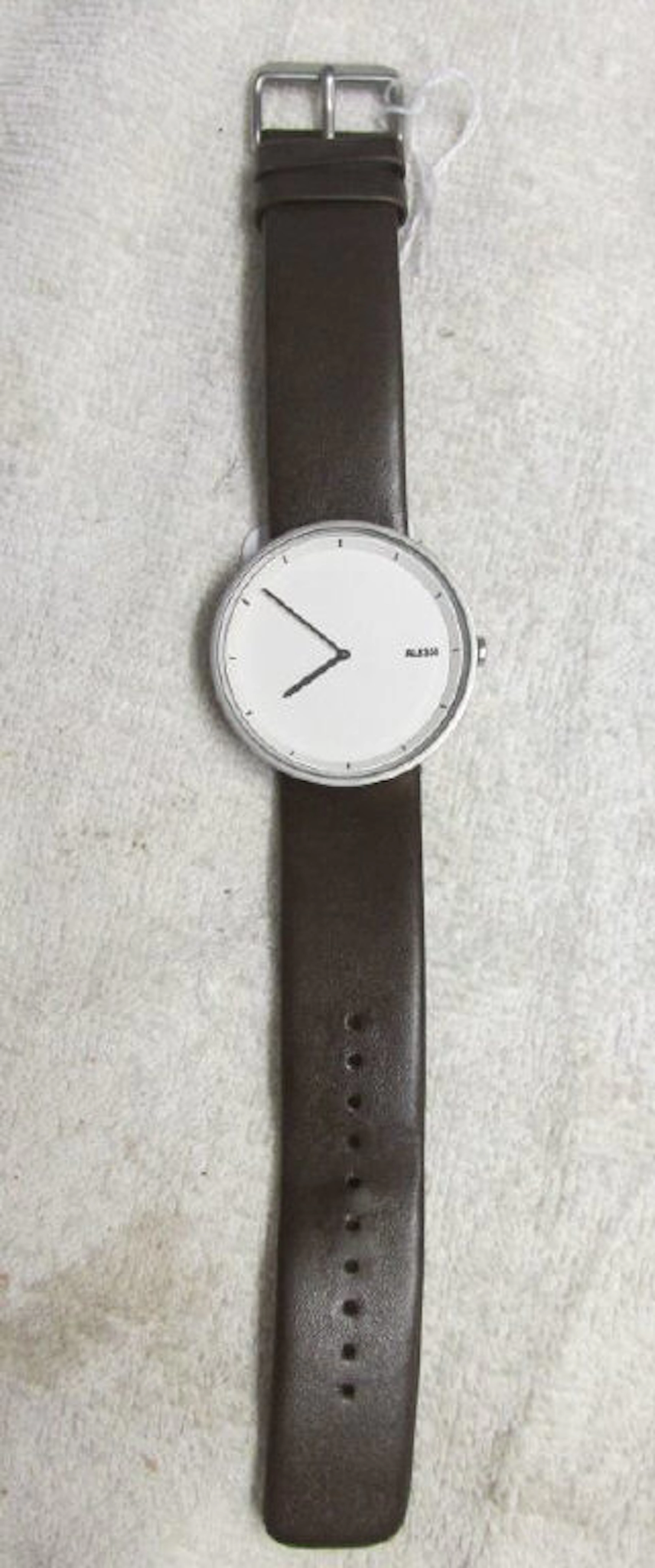 Alessi Watch With Leather Band