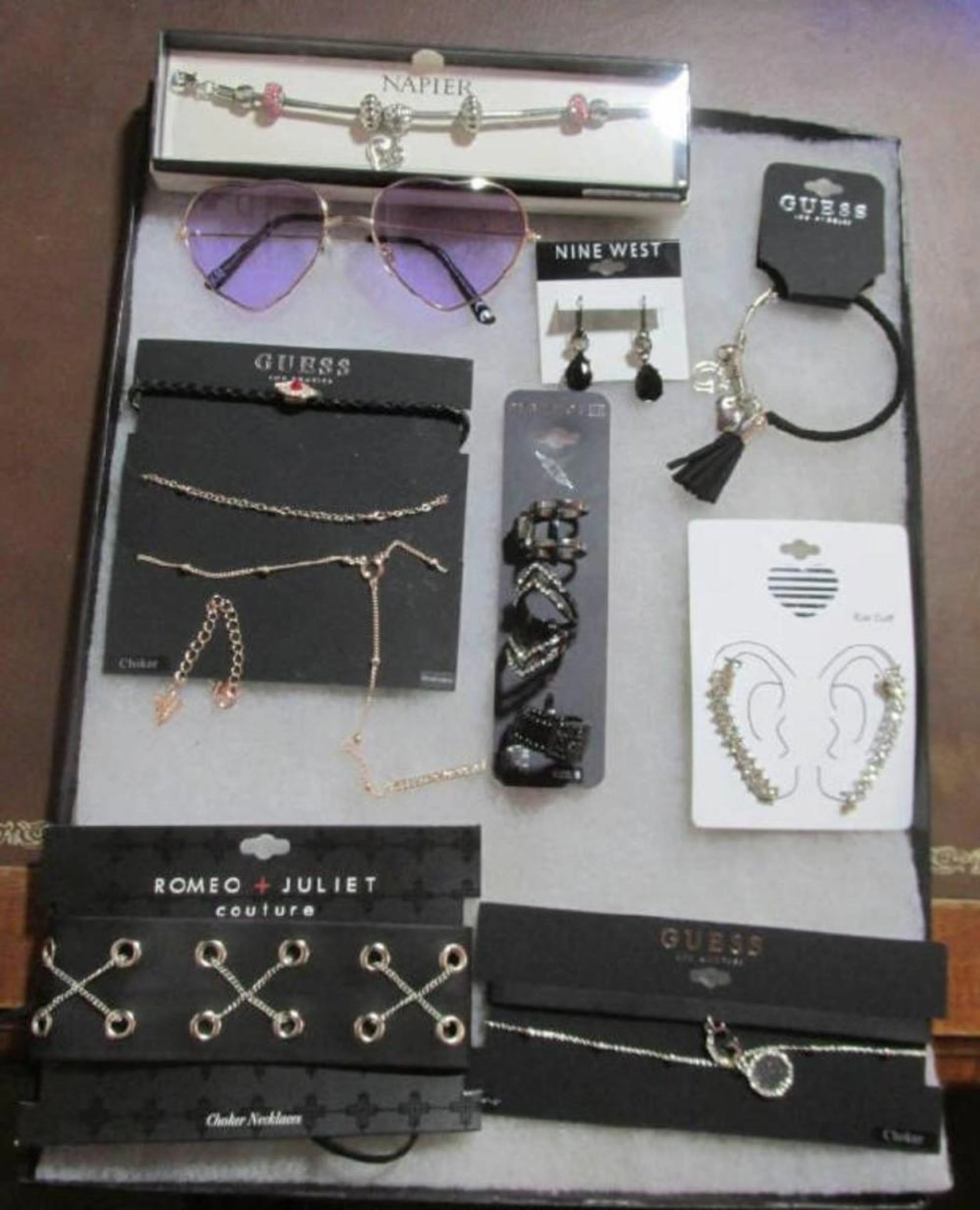 Tray Of New Costume Jewelry