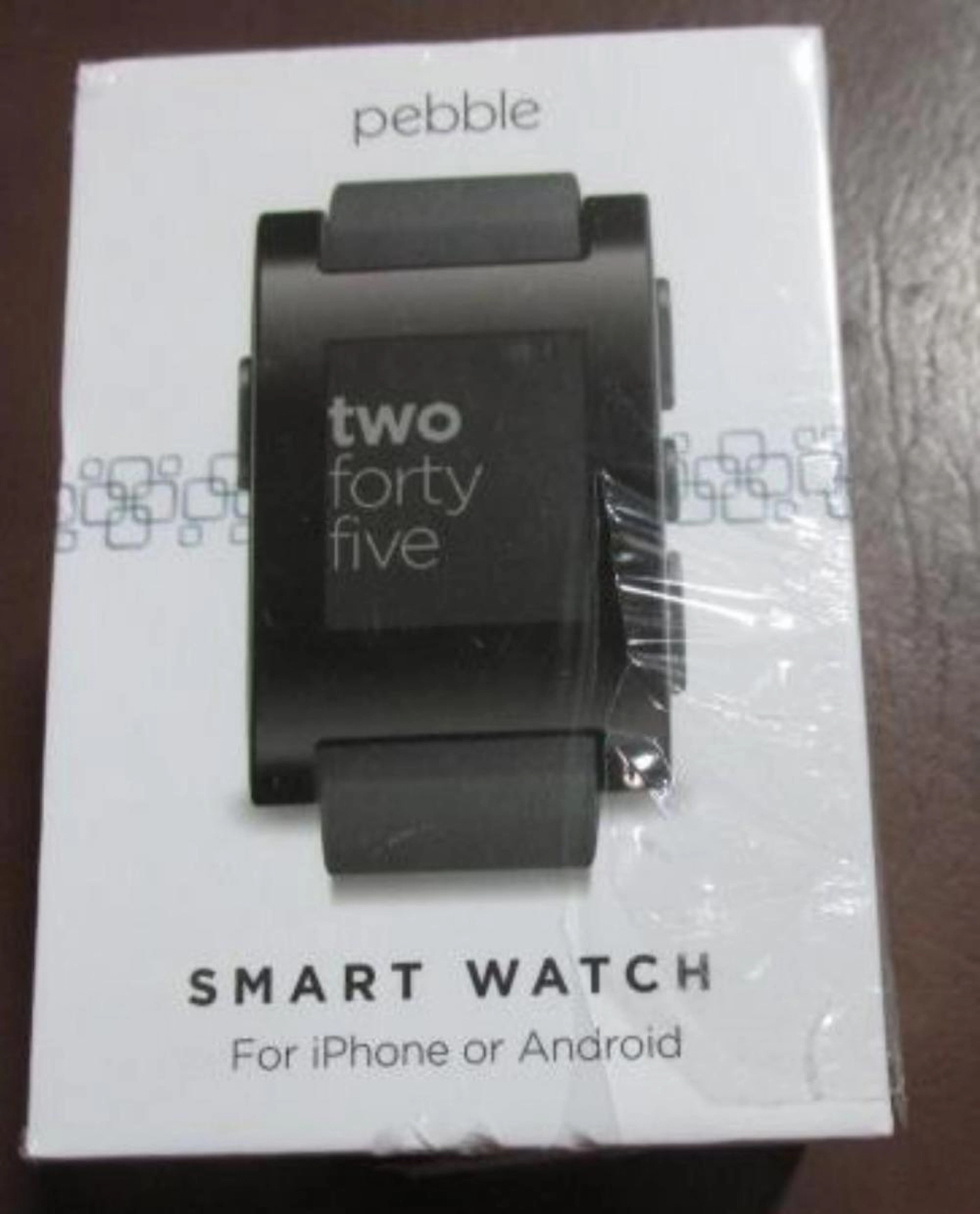 NEW Pebble - Smart Watch - Jet Black