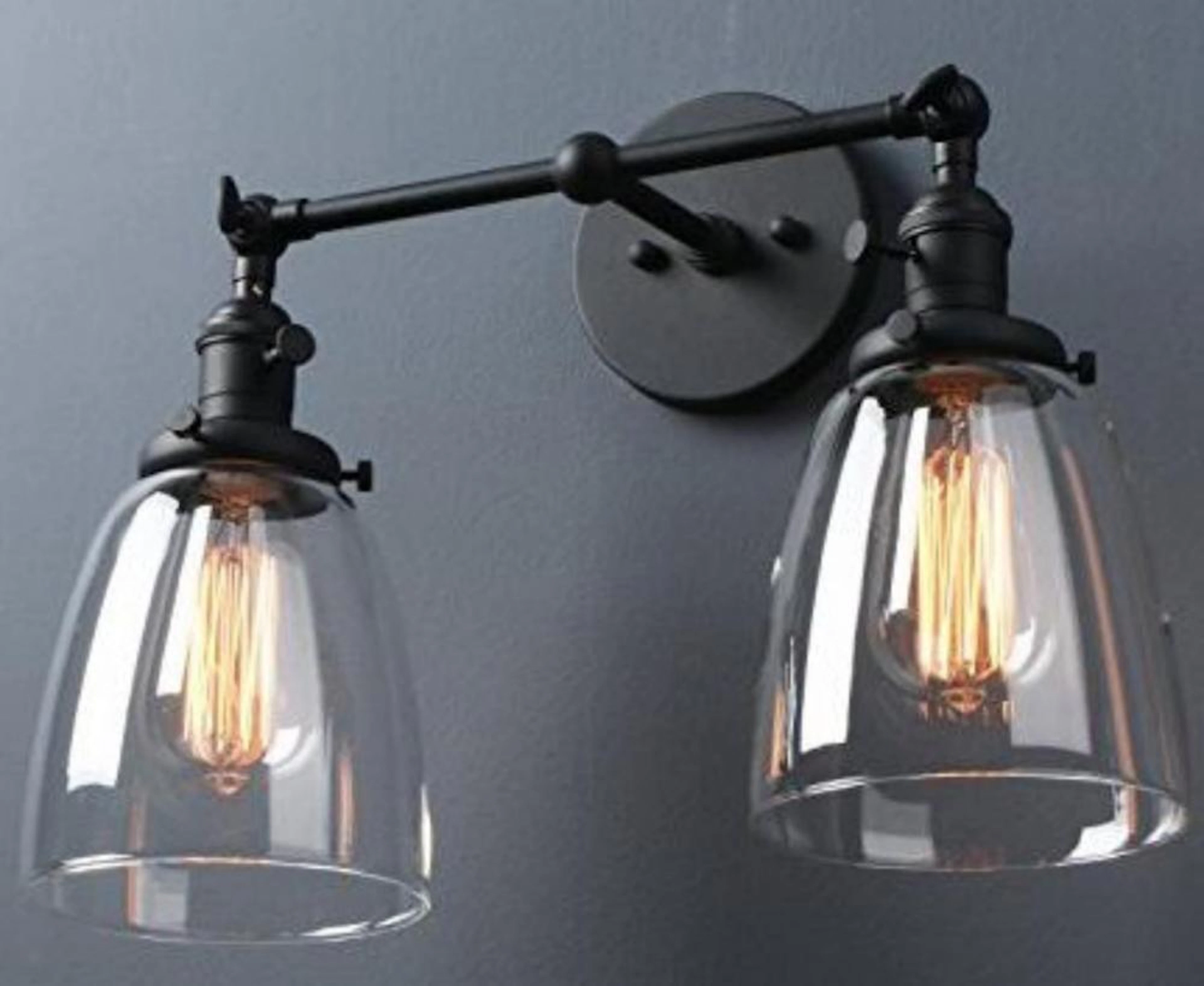 Phansthy Wall Sconce Fixture Vintage Style Light