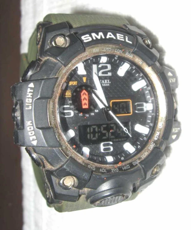 SMAEL Men's Sport Watch Green