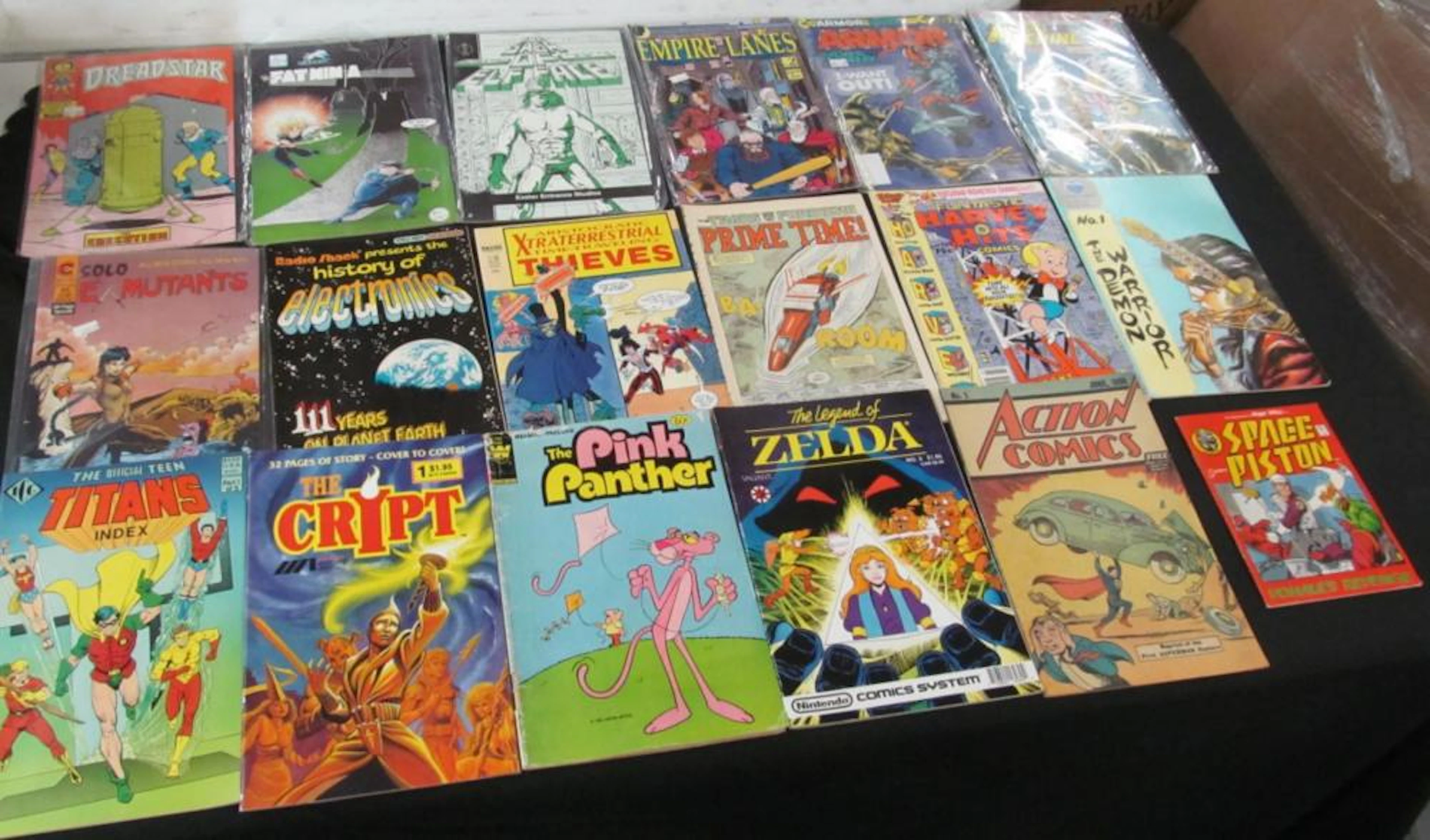 18 Misc Printing Company Comic Books