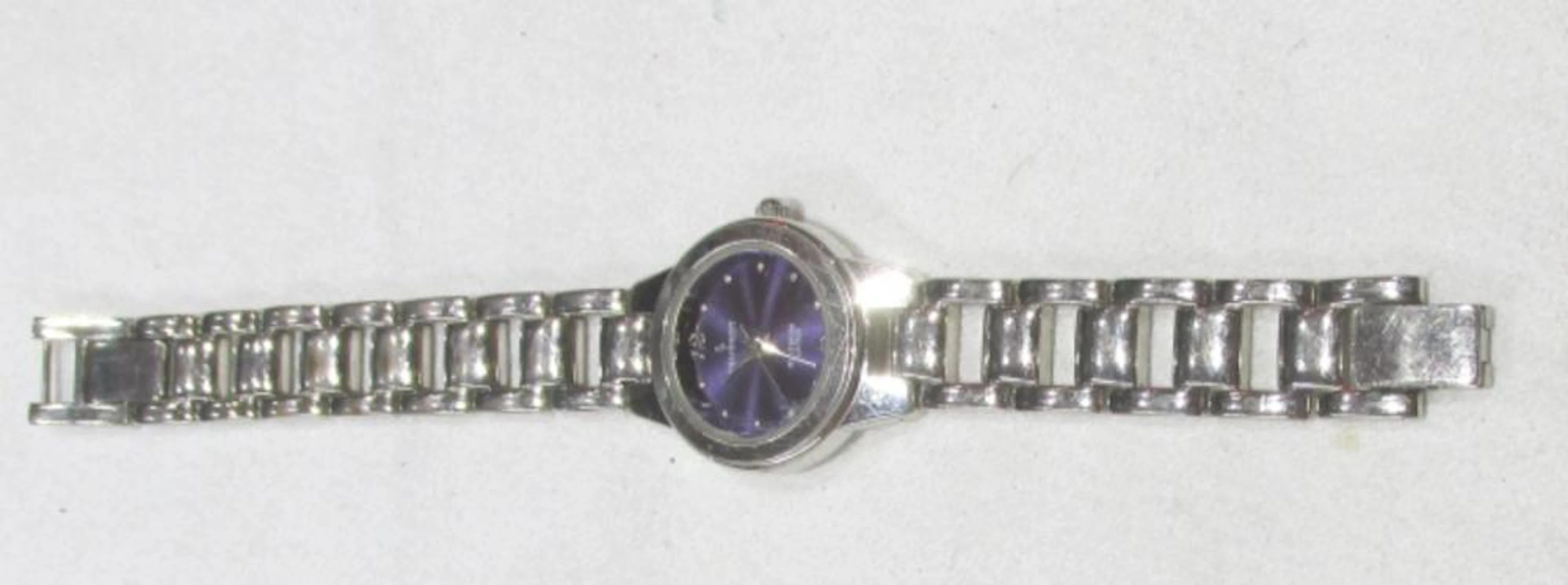 Ladies Silver Tone Peugeot Watch