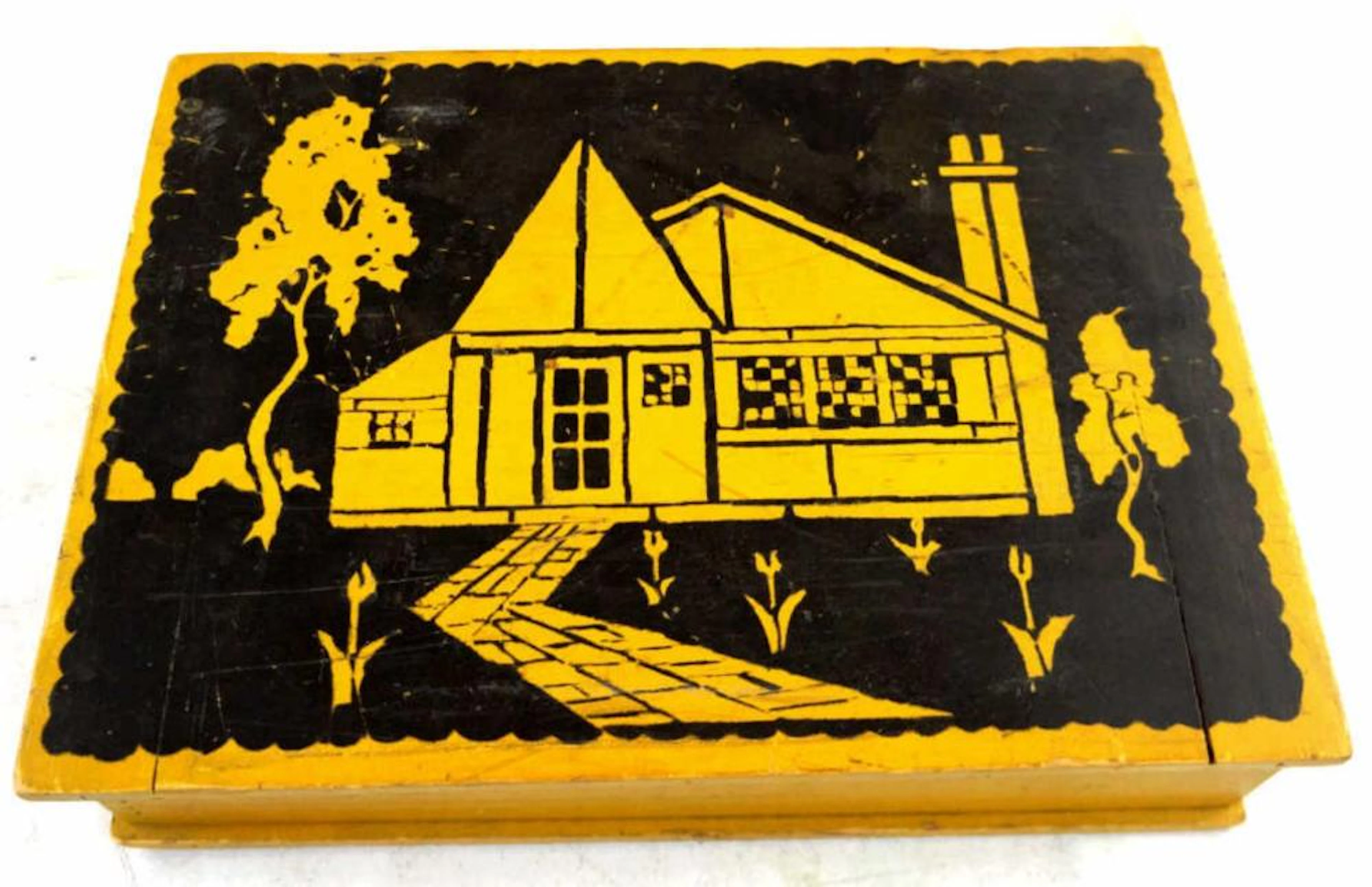 Vintage Building Block Toy Set