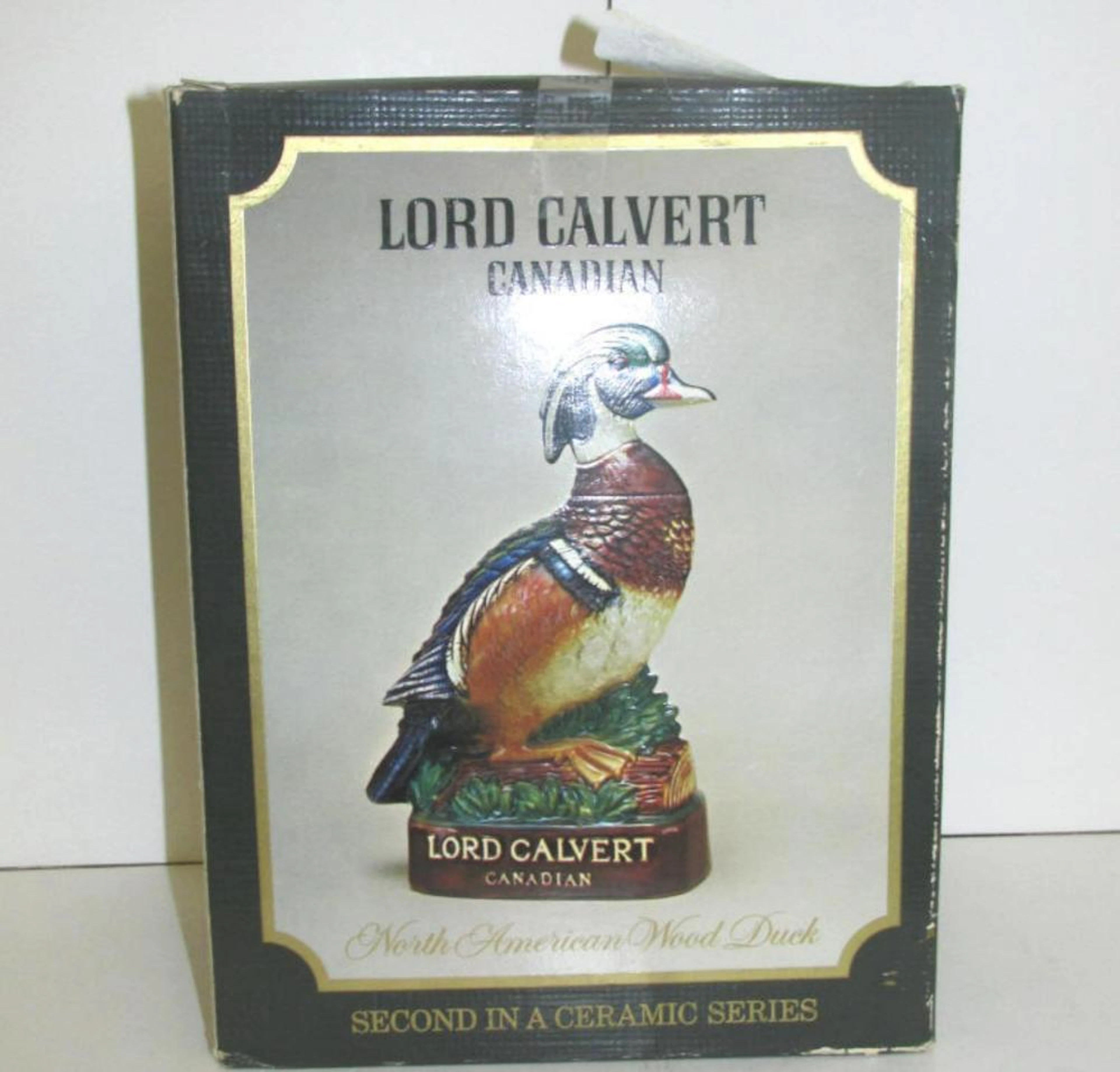 Lord Calvert Ceramic Duck Whiskey Decanter