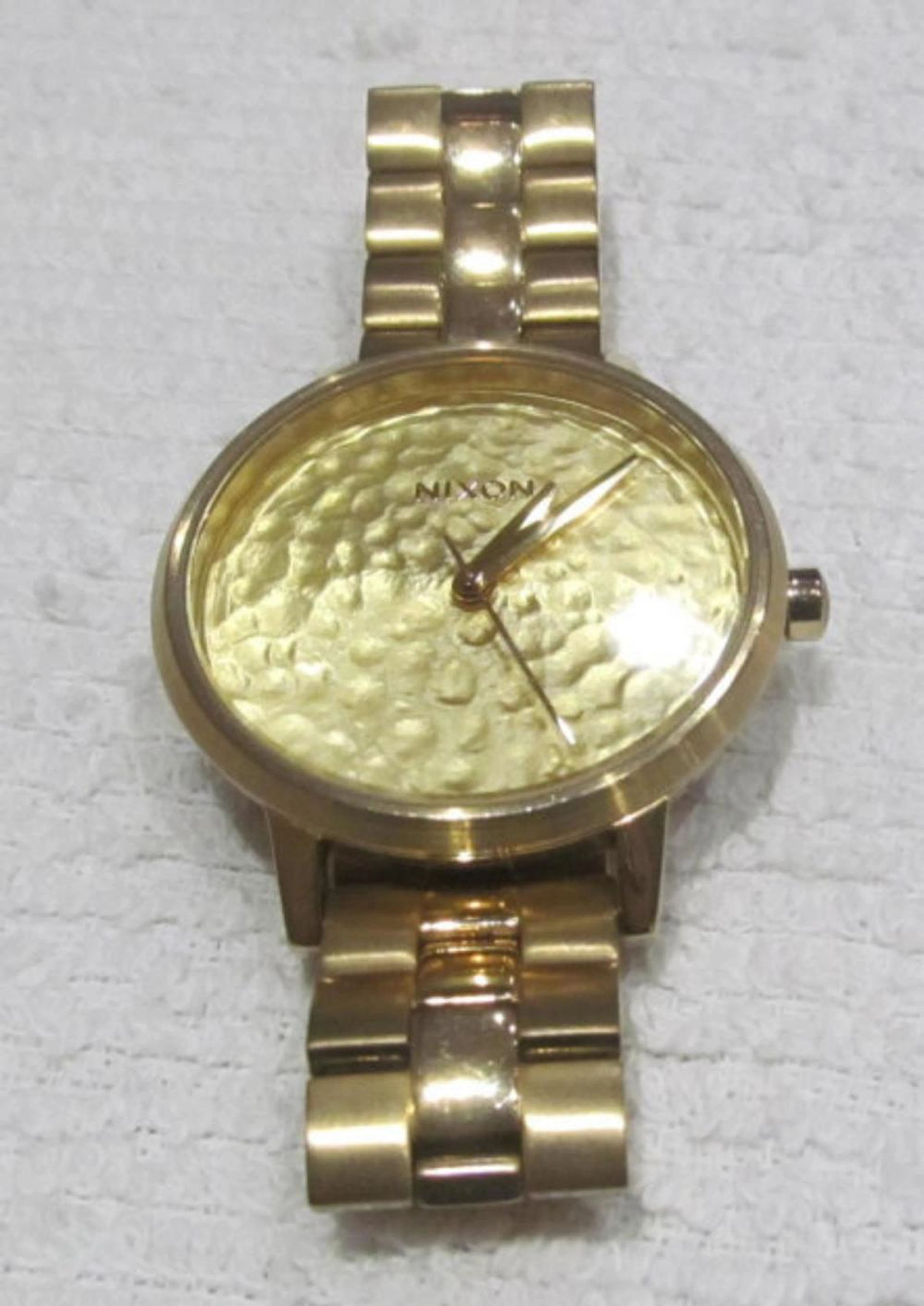 Gold Tone Nixon Dress Watch The Kensingto