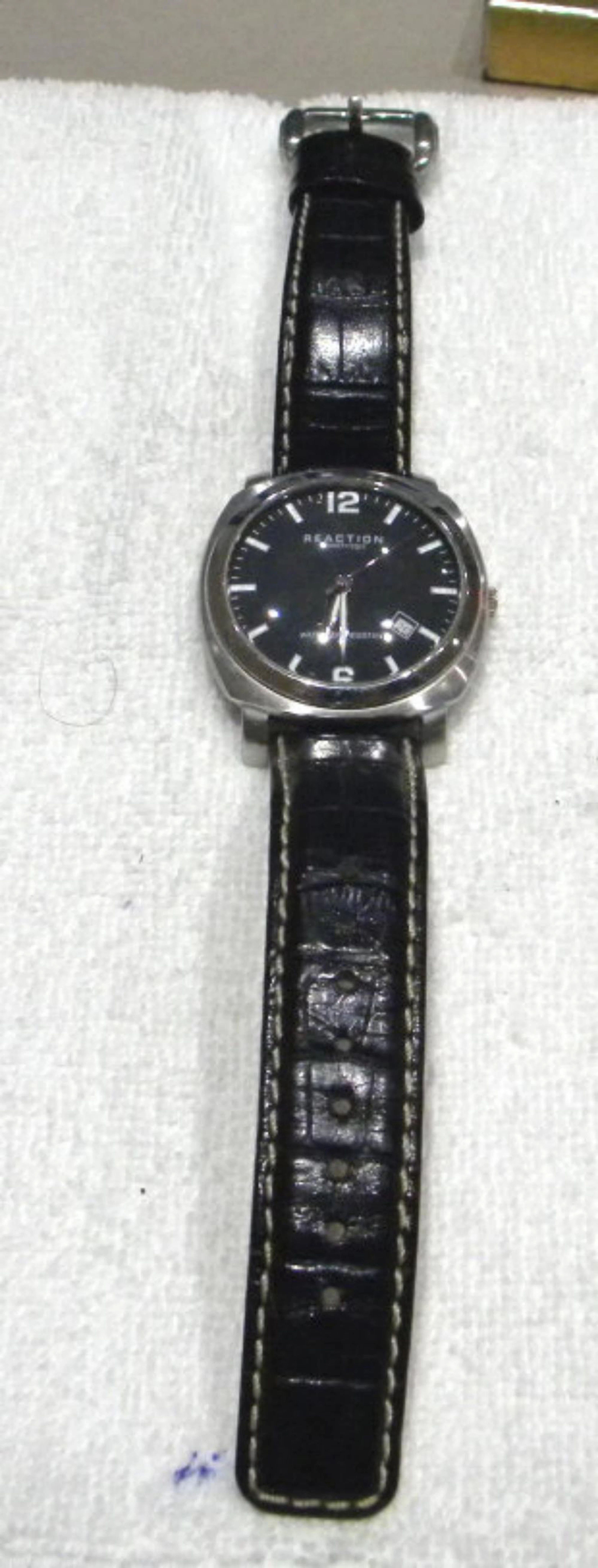 Kenneth Cole Reaction Watch w/Leather Band