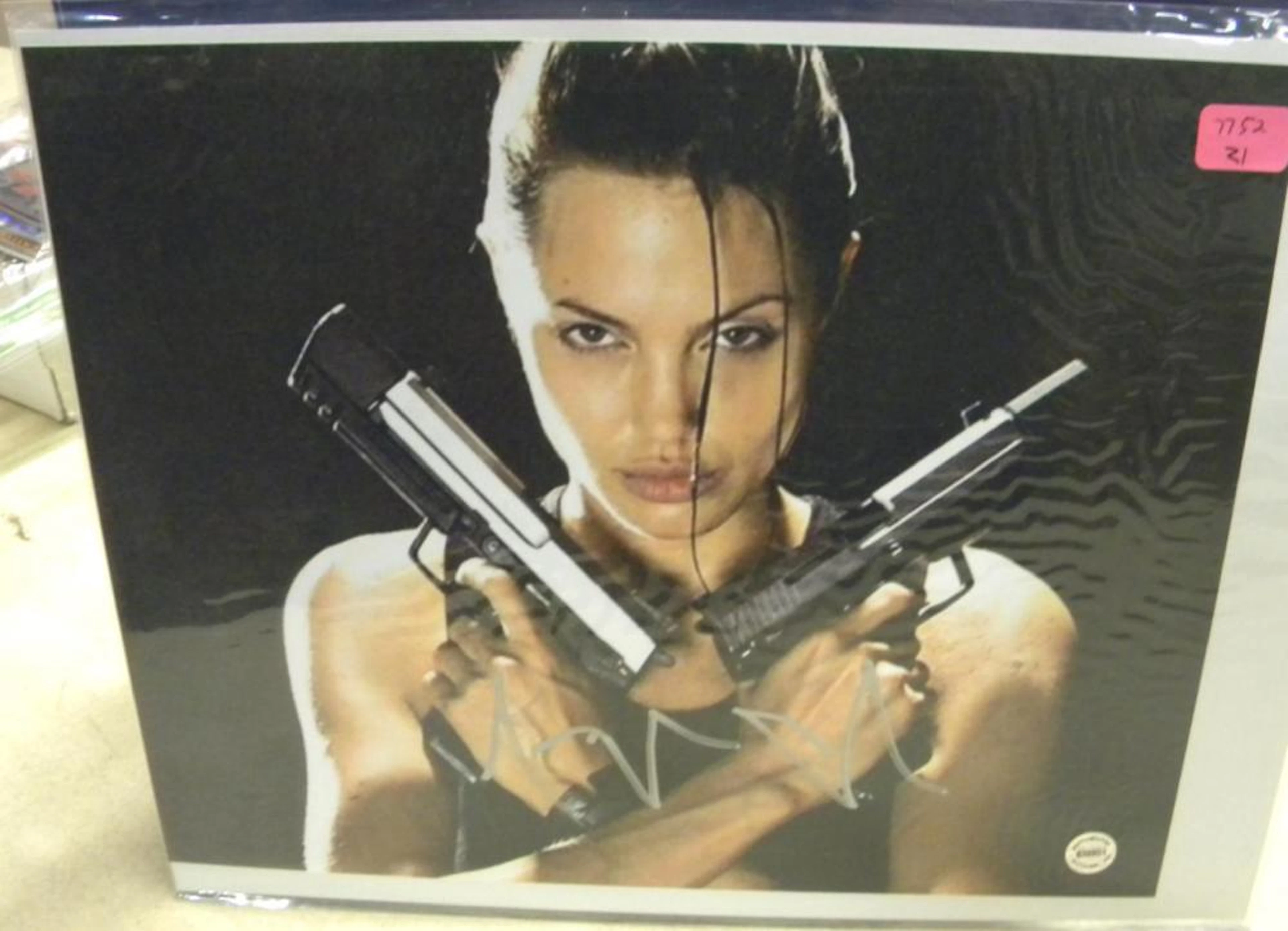 Angelina Jolie Tomb Raider Signed 8X10