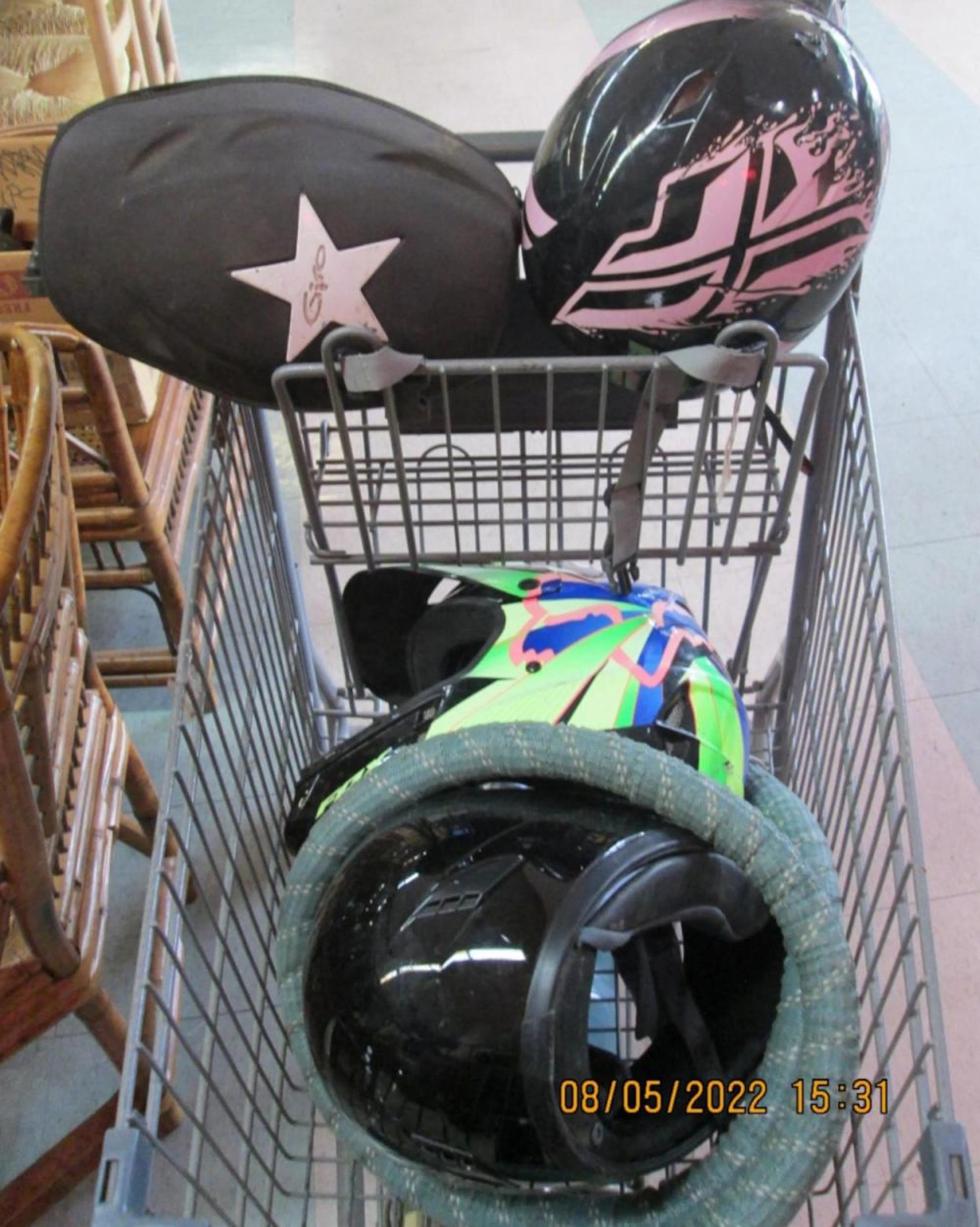 Cart of Miscellaneous Estate Items