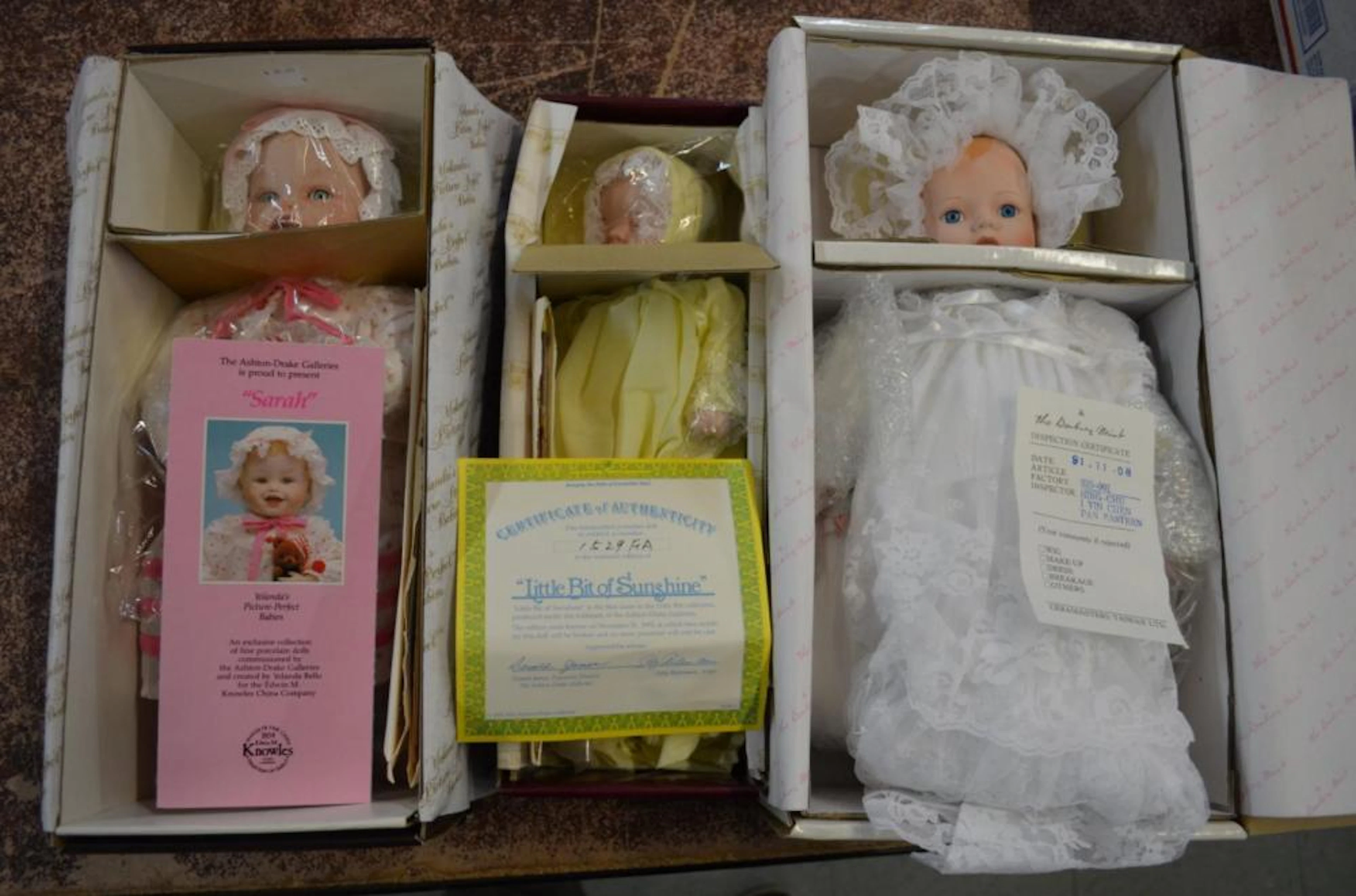 3-Porcelain Dolls