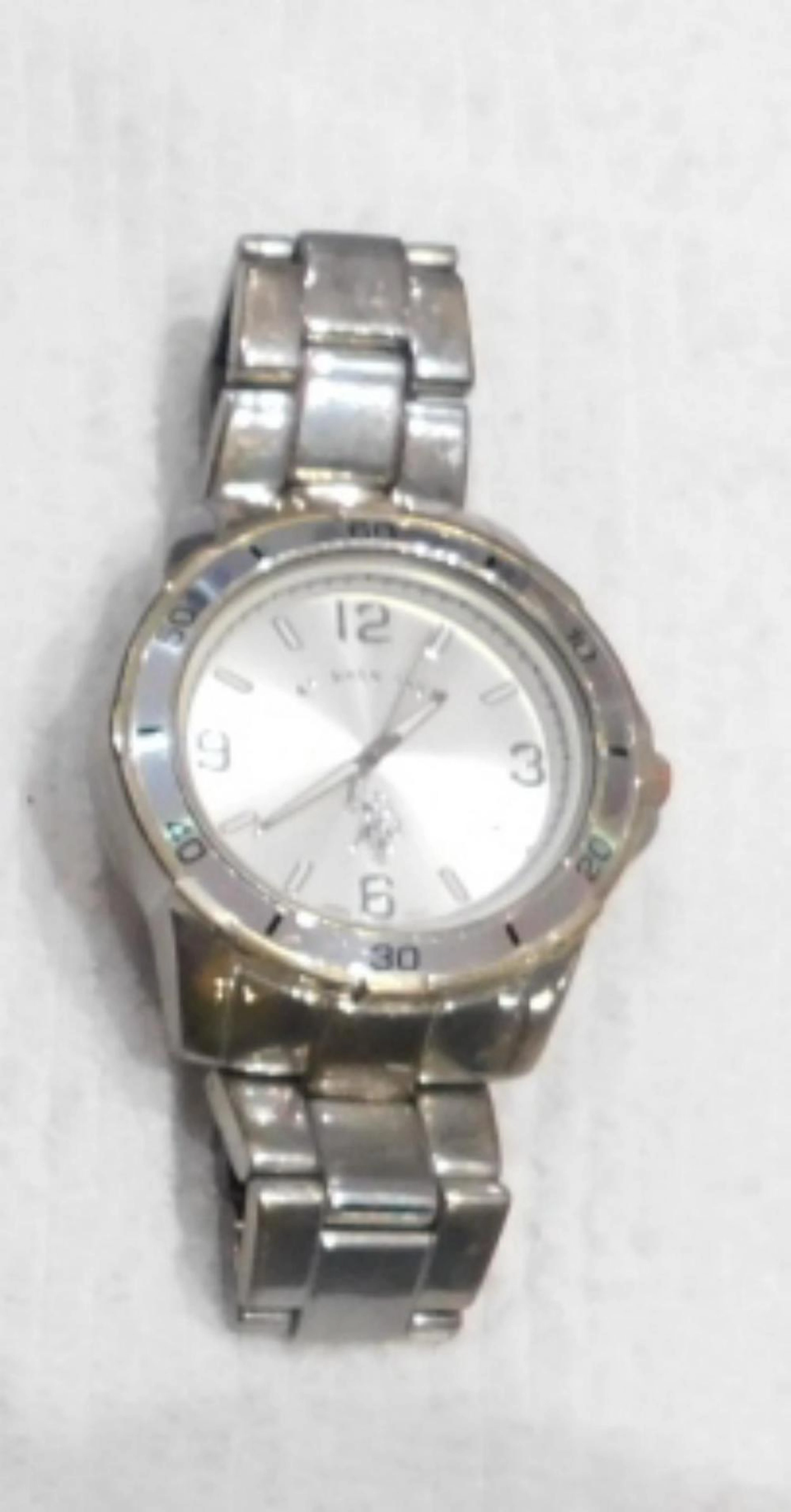 US Polo Ass. Silver Tone Watch