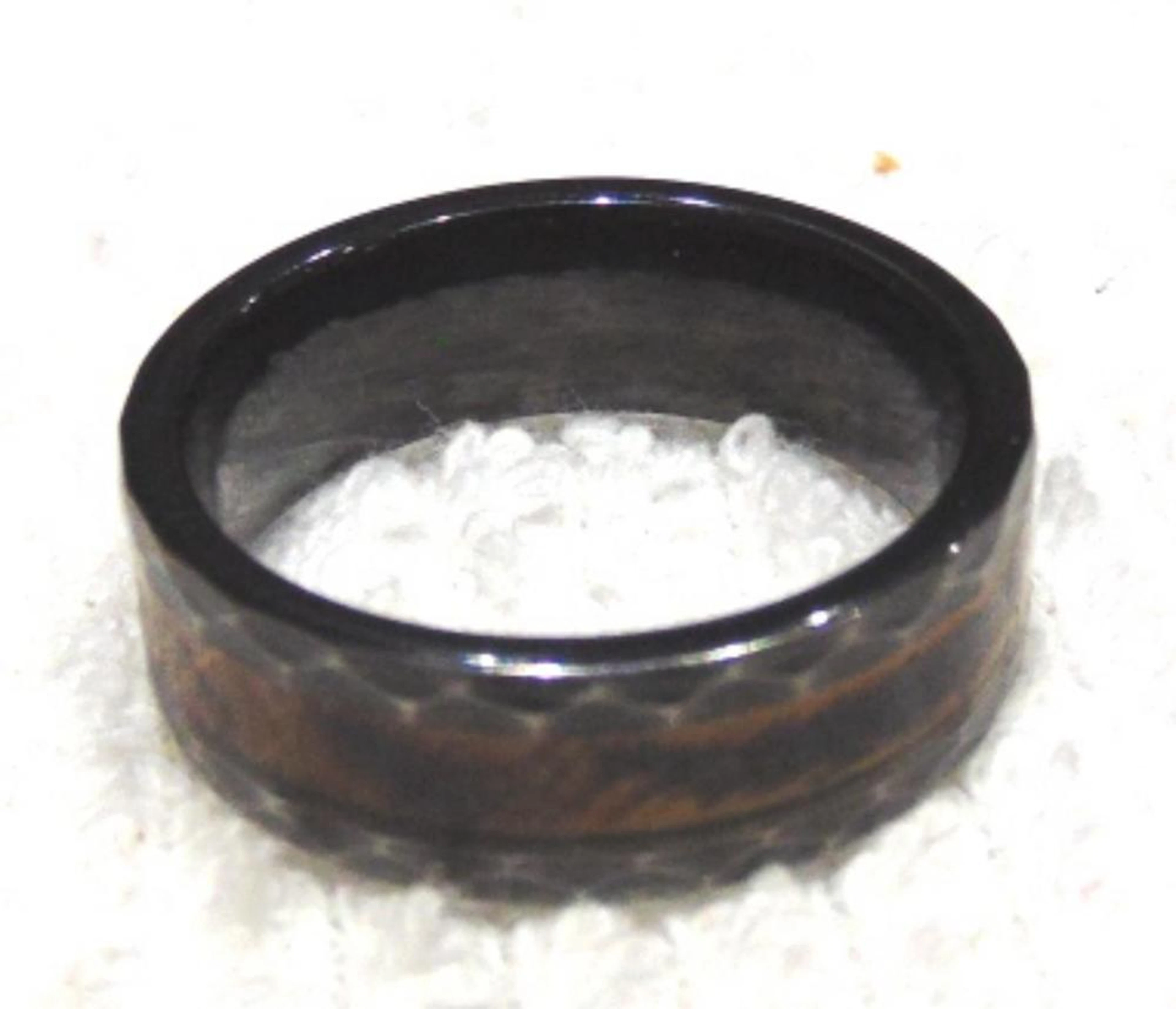 Black Tungsten Carbide Mans Ring Sz. 12