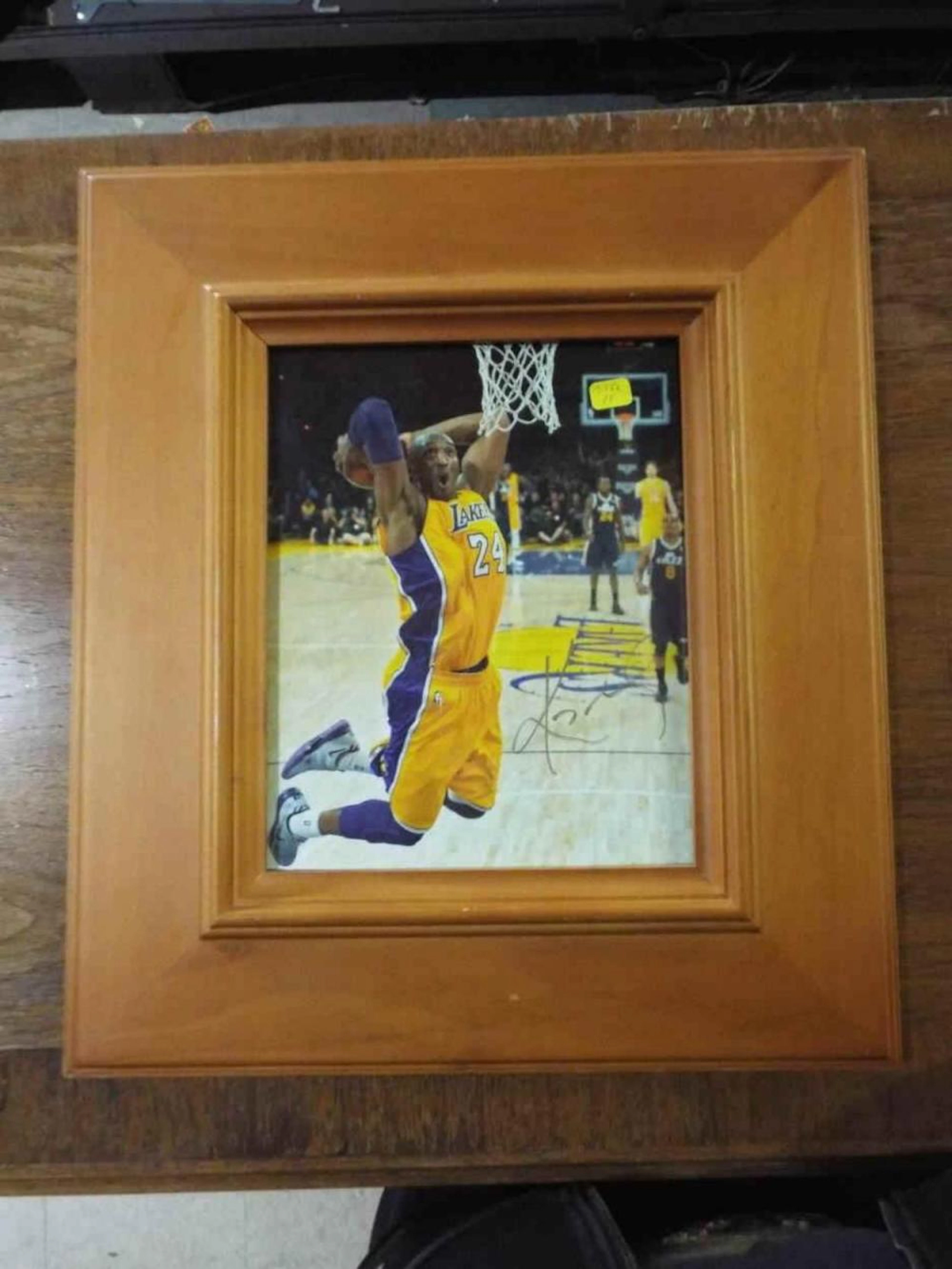 Kobe Bryant Signed Photo Framed