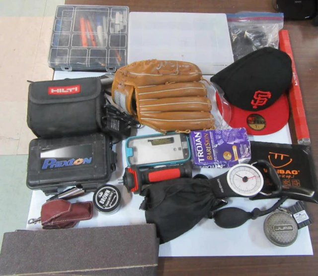 Lot of Police Seized Items