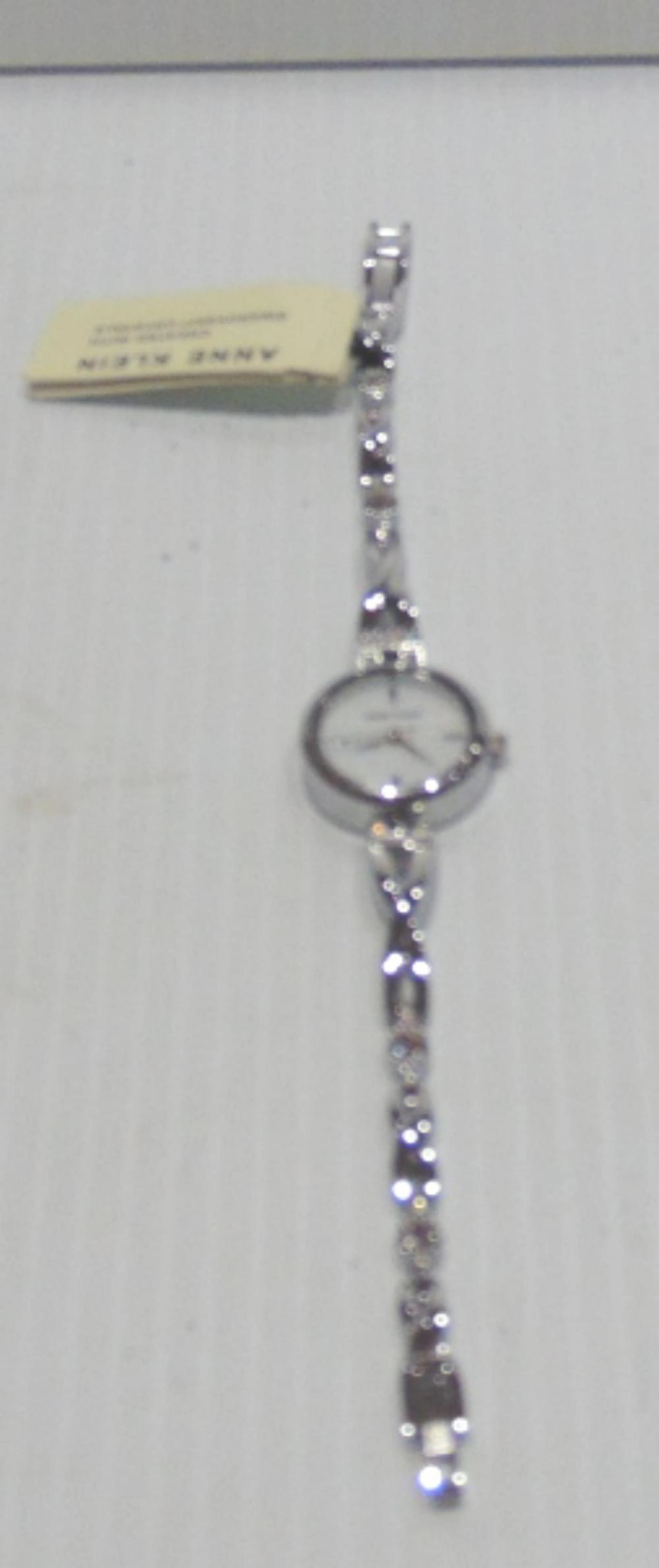 Ladies Anne Klein Watch w/ Swarovski Crystals